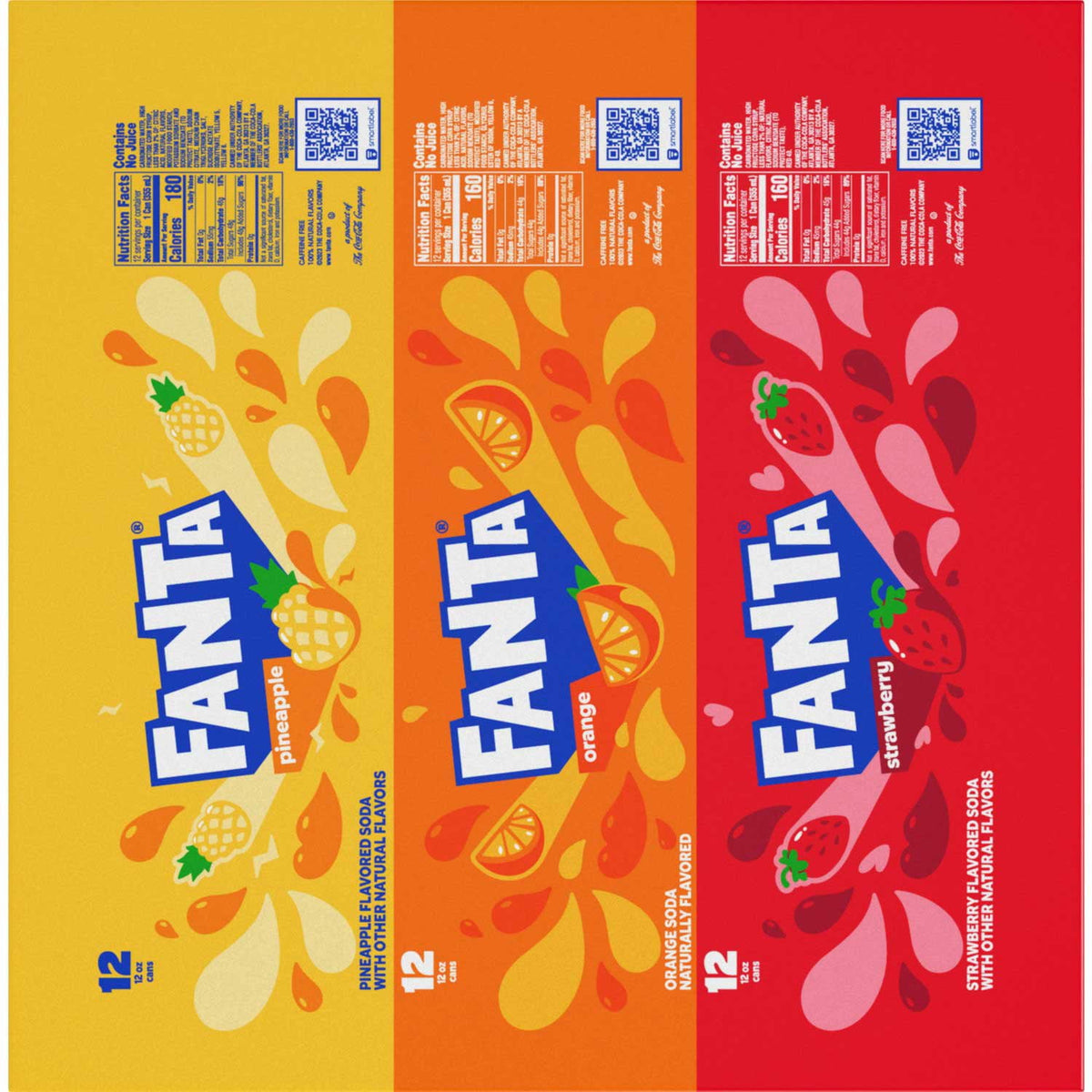 Fanta Cans Variety Pack 12 fl. oz. 36 pk.