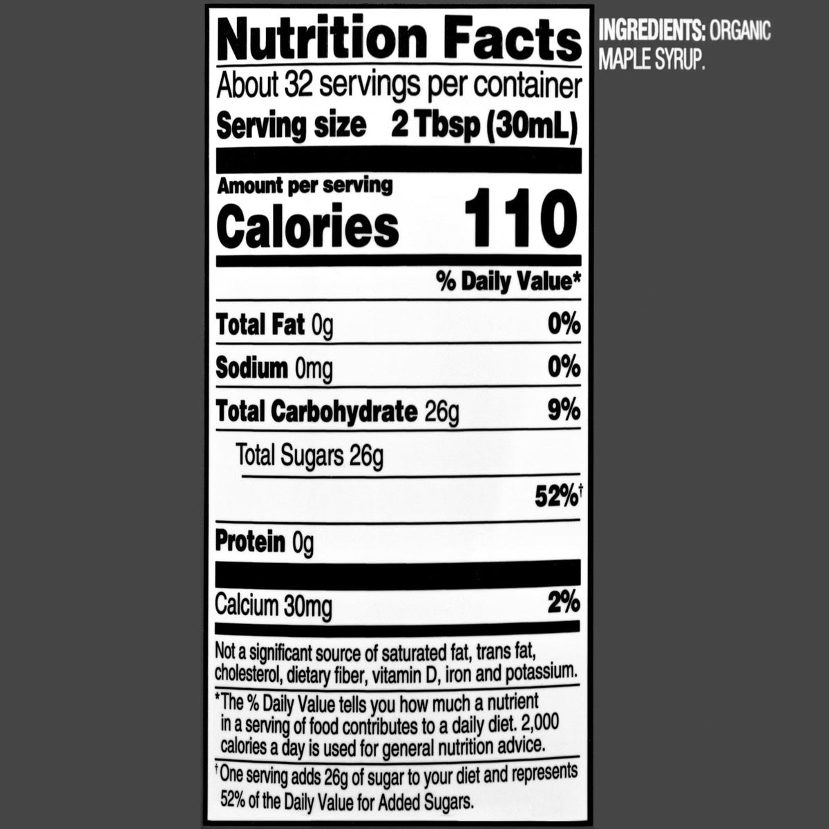 Member's Mark Organic 100% Pure Maple Syrup, 32 oz.