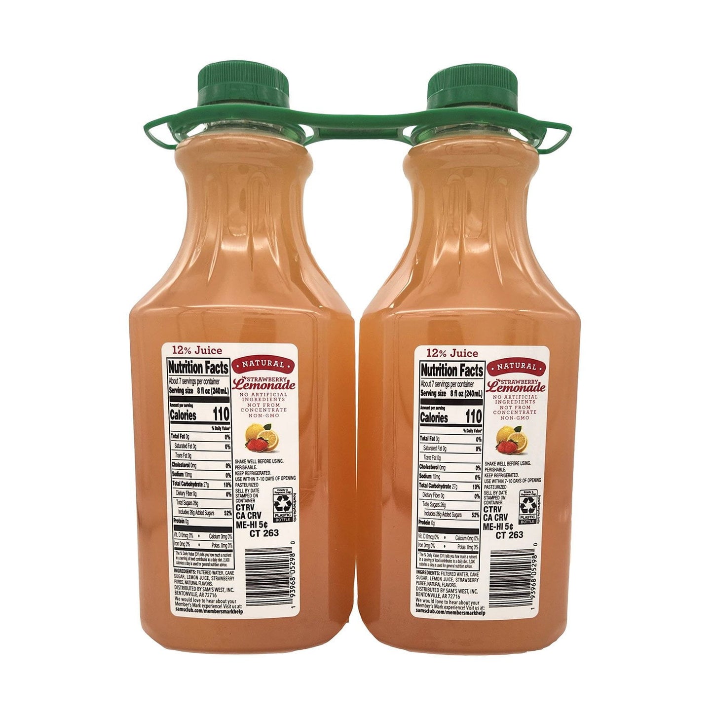 Member's Mark Strawberry Lemonade, 52 fl. oz., 2 pk.