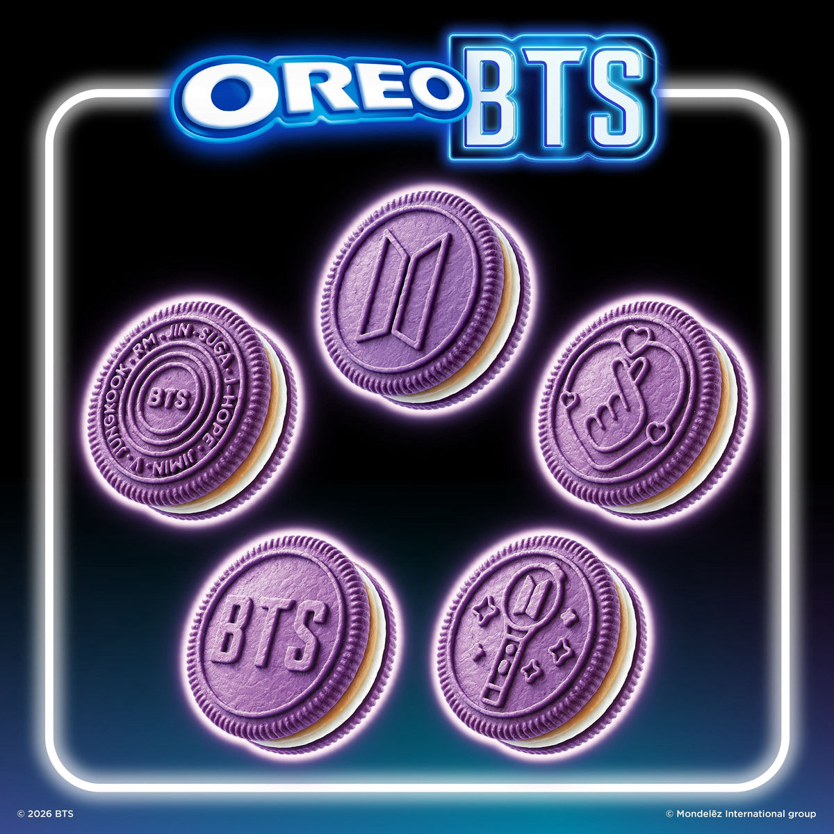 Oreo BTS & OREO Double Stuf Cookies Variety Pack, 1.02 oz., 40 pk.