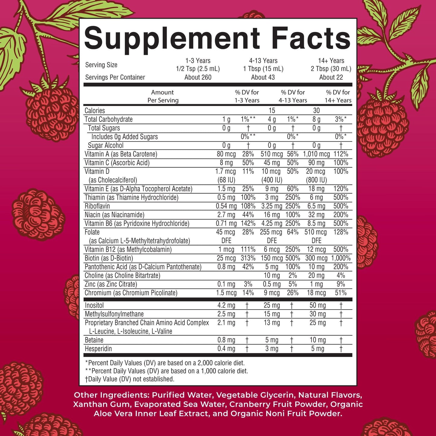 MaryRuth's Liquid Morning Multivitamin, Raspberry, 22 fl. oz., 2 pk.
