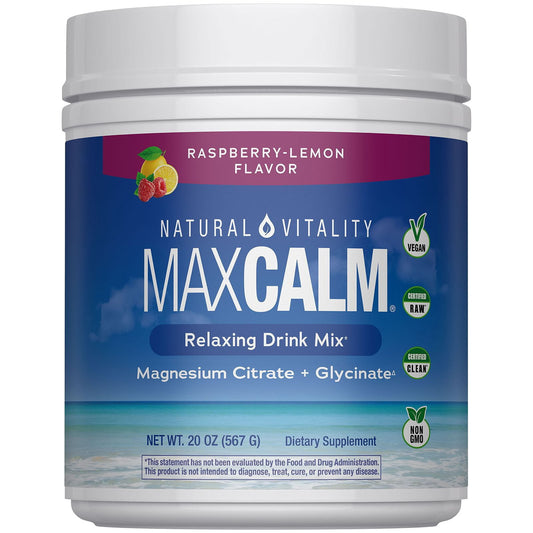 Natural Vitality CALM® Raspberry-Lemon Drink Mix, 20 oz.