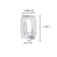 Command Mini Wall Hooks, Clear 48 Hooks + 48 Command Strips