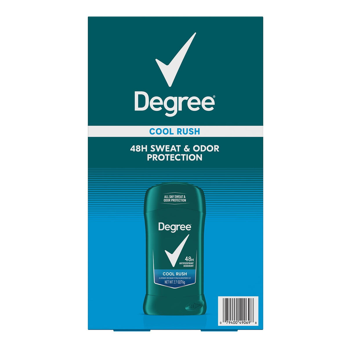 Degree Men Antiperspirant Deodorant, Cool Rush, 2.7 oz., 5 pk.