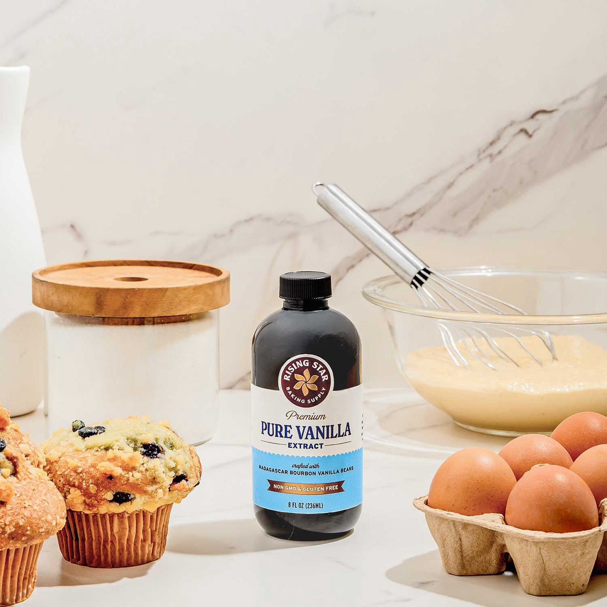 Rising Star Baking Supply Pure Vanilla Extract, 8 fl. oz.