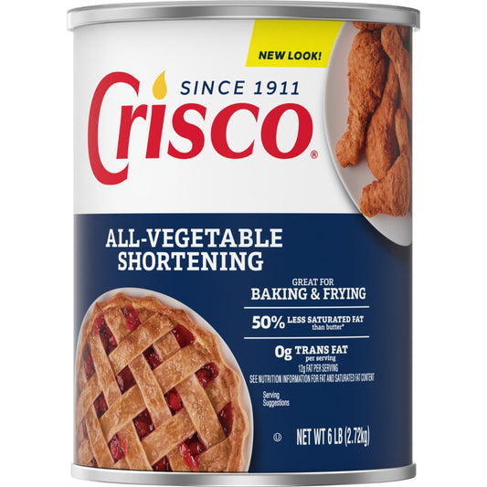 Crisco All-Vegetable Shortening, 96 oz.
