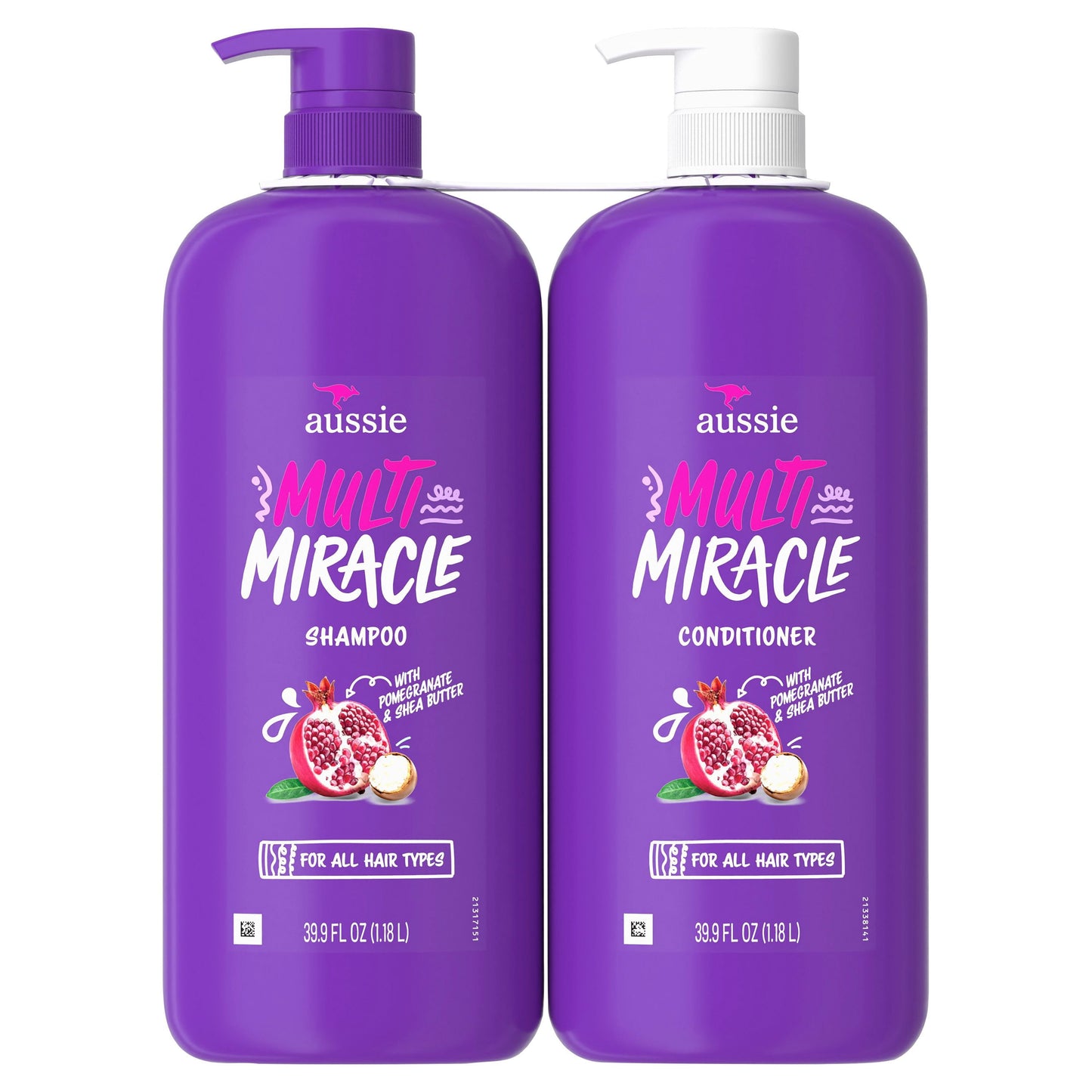 Aussie Multi Miracle Shampoo & Conditioner, 39.9 fl. oz., 2 pk.