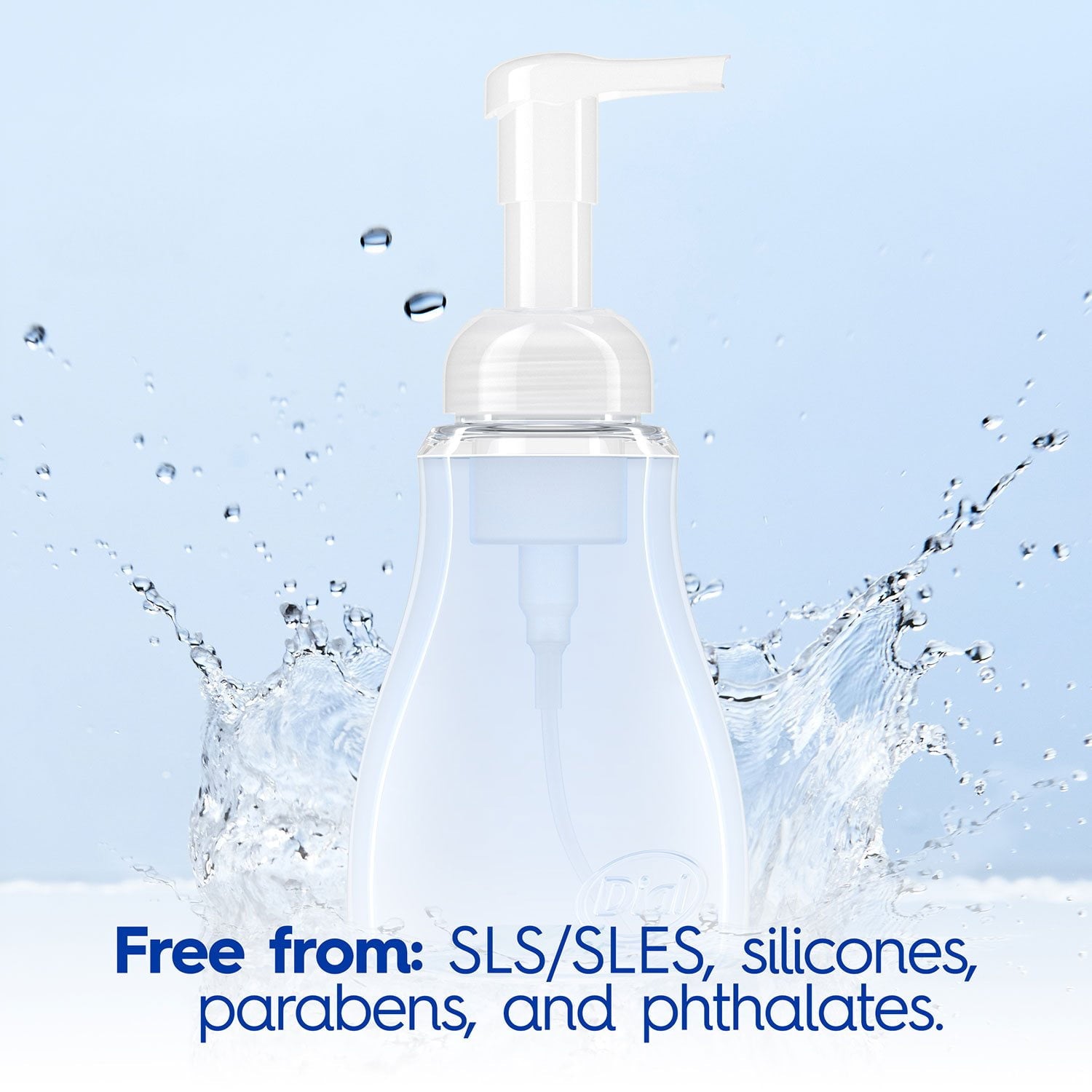 Dial Antibacterial Foaming Hand Soap, Spring Water, 7.5 fl. oz., 4 pk.