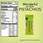 Wonderful Salted & Roasted Pistachios, No Shells, 0.75 oz., 21 pk.