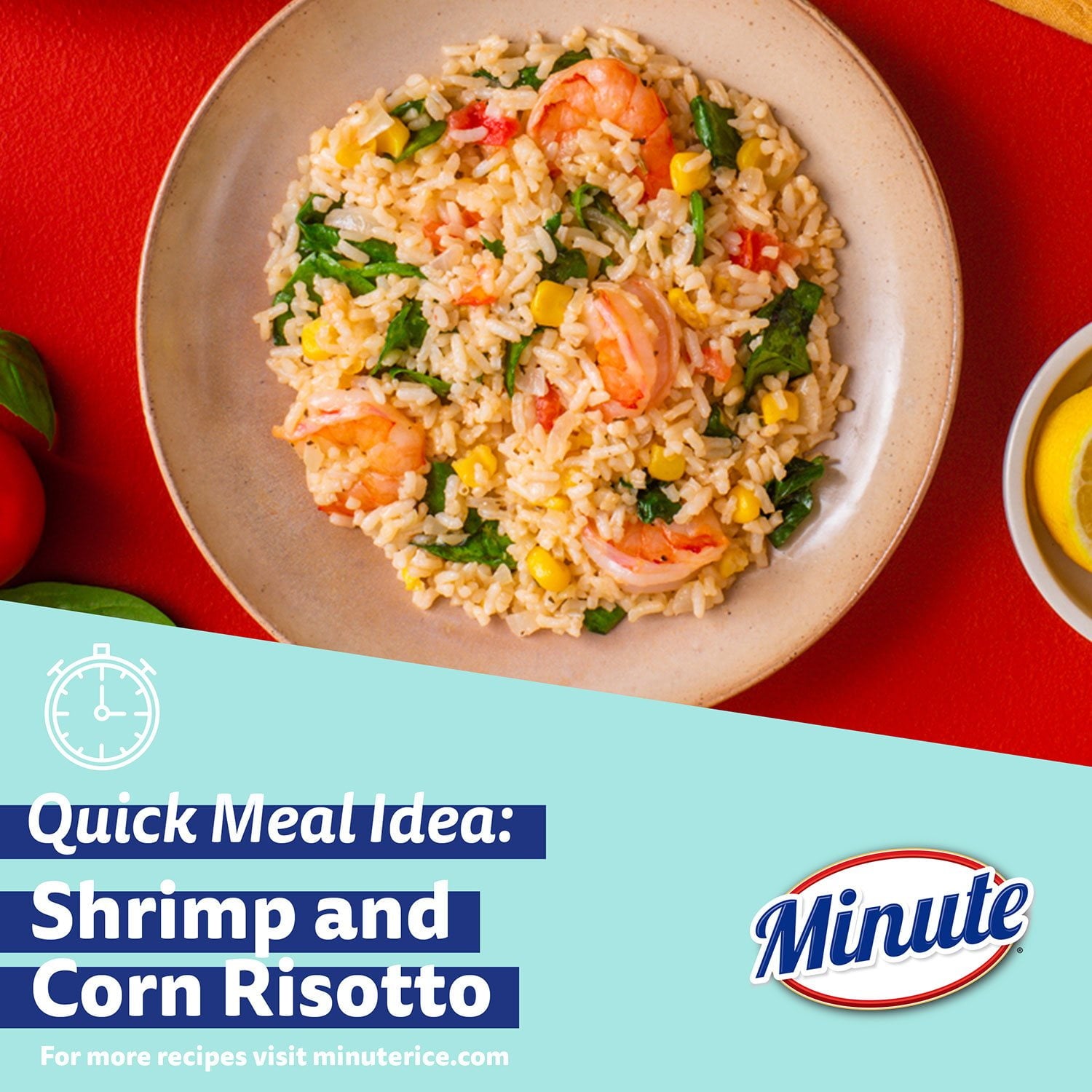 Minute Instant Light and Fluffy White Rice, 72oz.