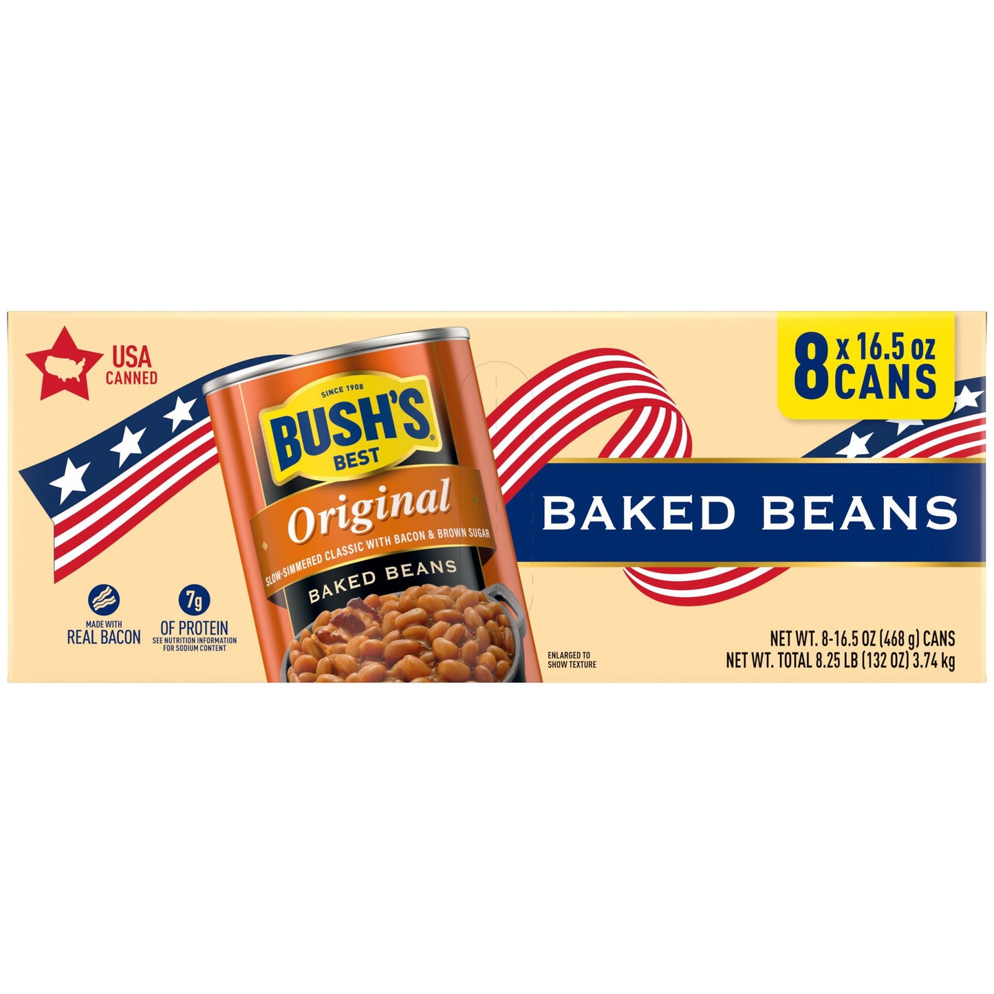 Bush's Original Baked Beans, 16.5 oz, 8 ct.