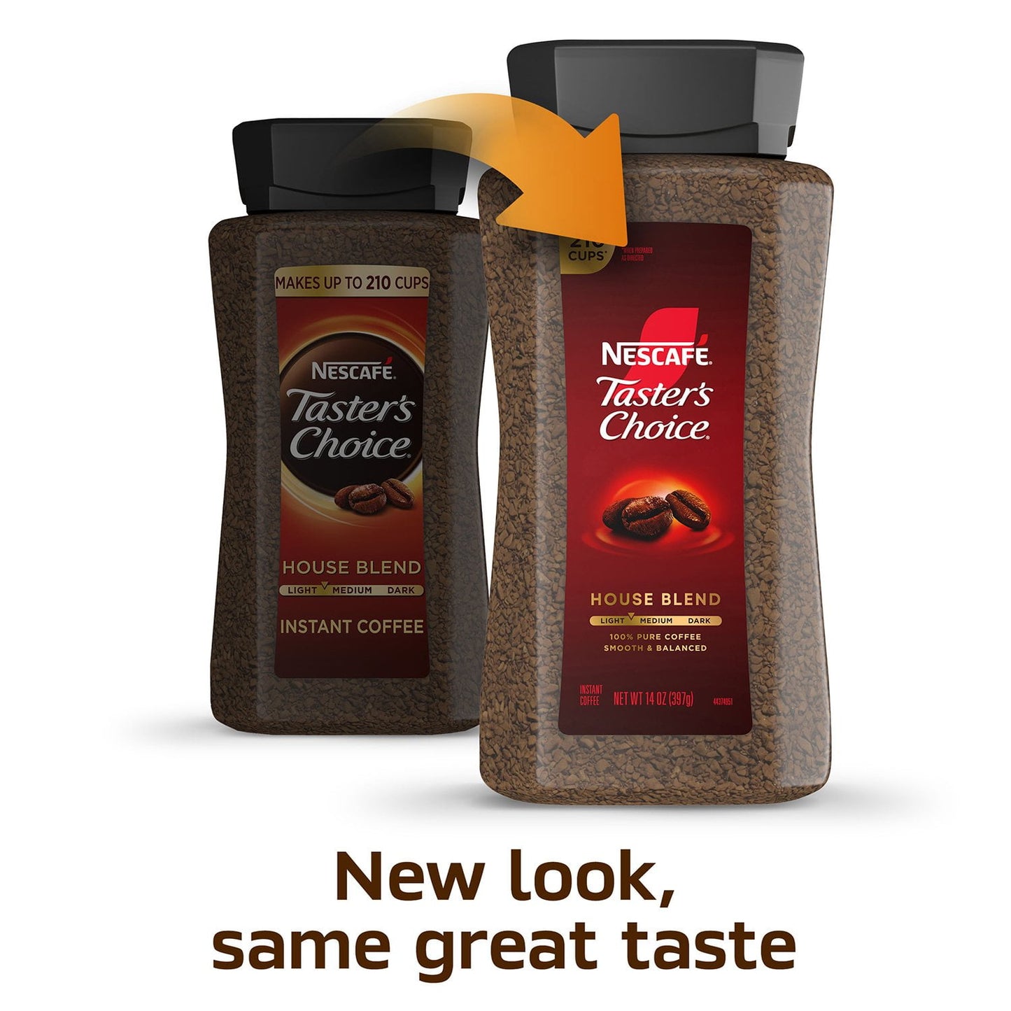Nescafé Taster's Choice House Blend Light-Medium Instant Coffee, 14 oz.