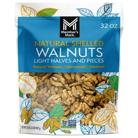 Members Mark Halves & Pieces Walnuts, 32 oz.