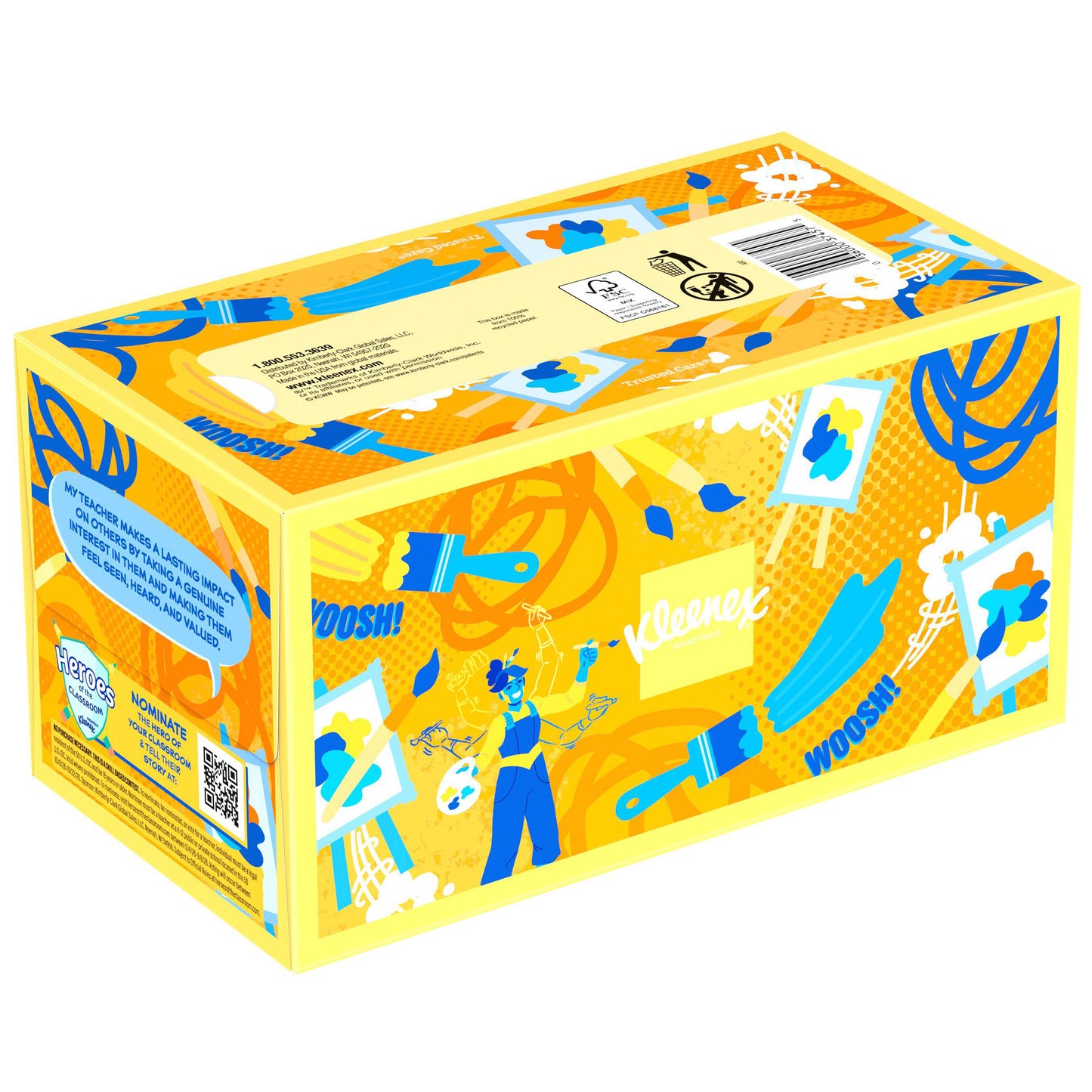 KLEENEX TRUSTED CARE FACIAL TISSUE 10/230 CT 2PLY