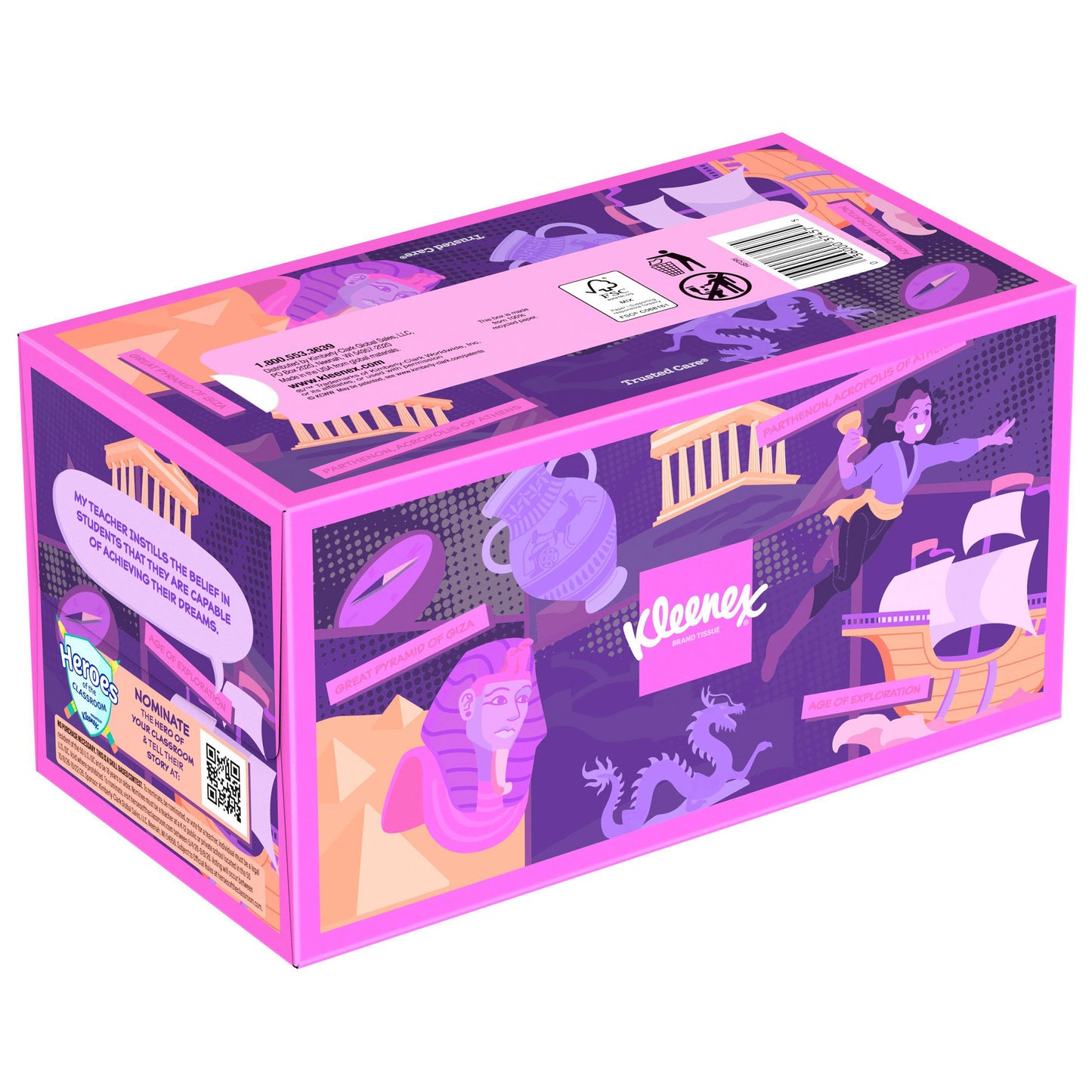 KLEENEX TRUSTED CARE FACIAL TISSUE 10/230 CT 2PLY