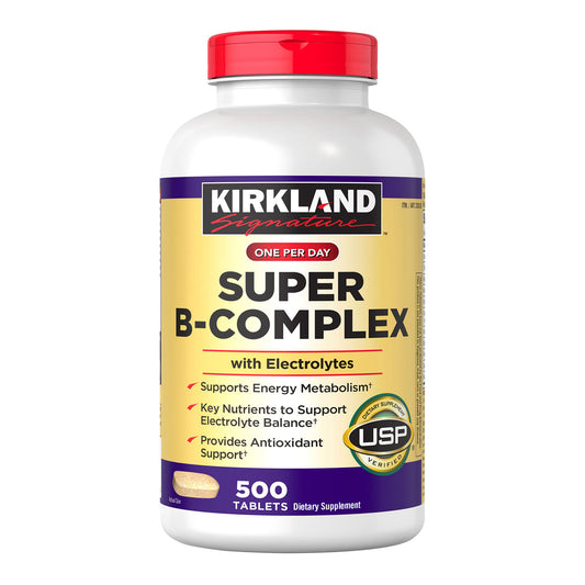 KIRKLAND SIGNATURE SUPER B COMPLEX W/ELECTROLYTES 500CT