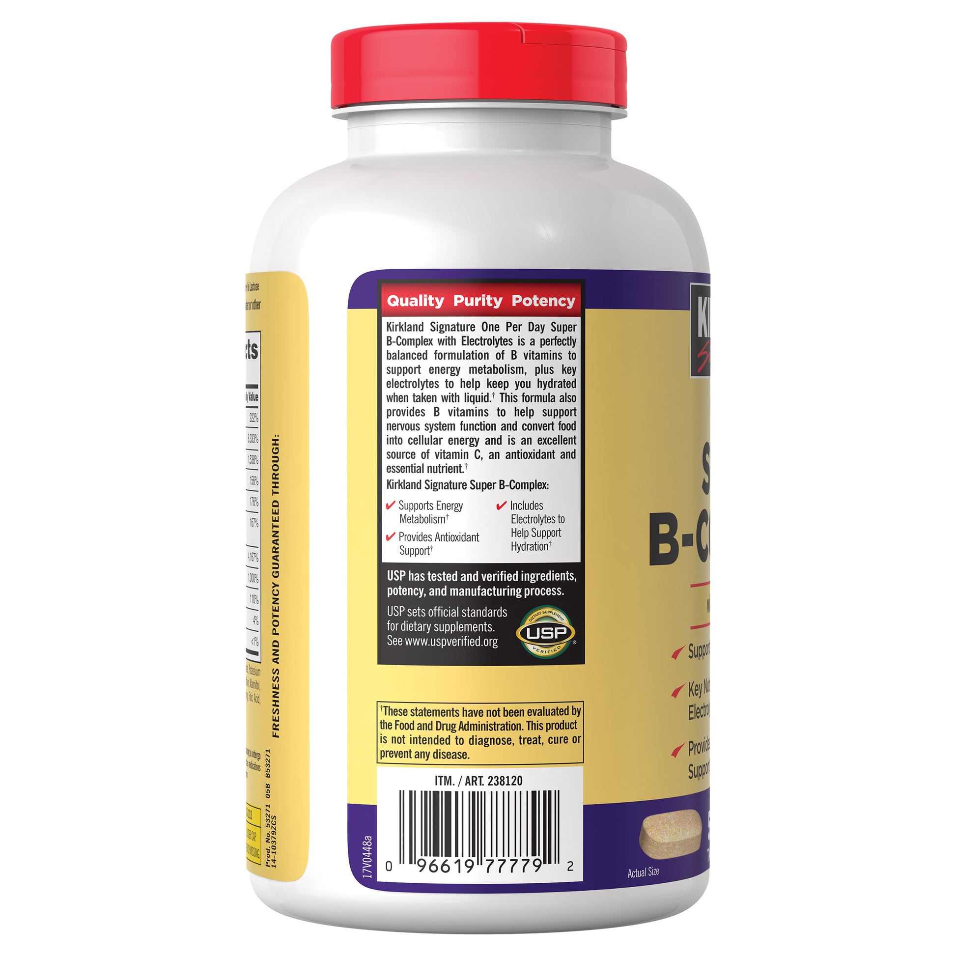 KIRKLAND SIGNATURE SUPER B COMPLEX W/ELECTROLYTES 500CT