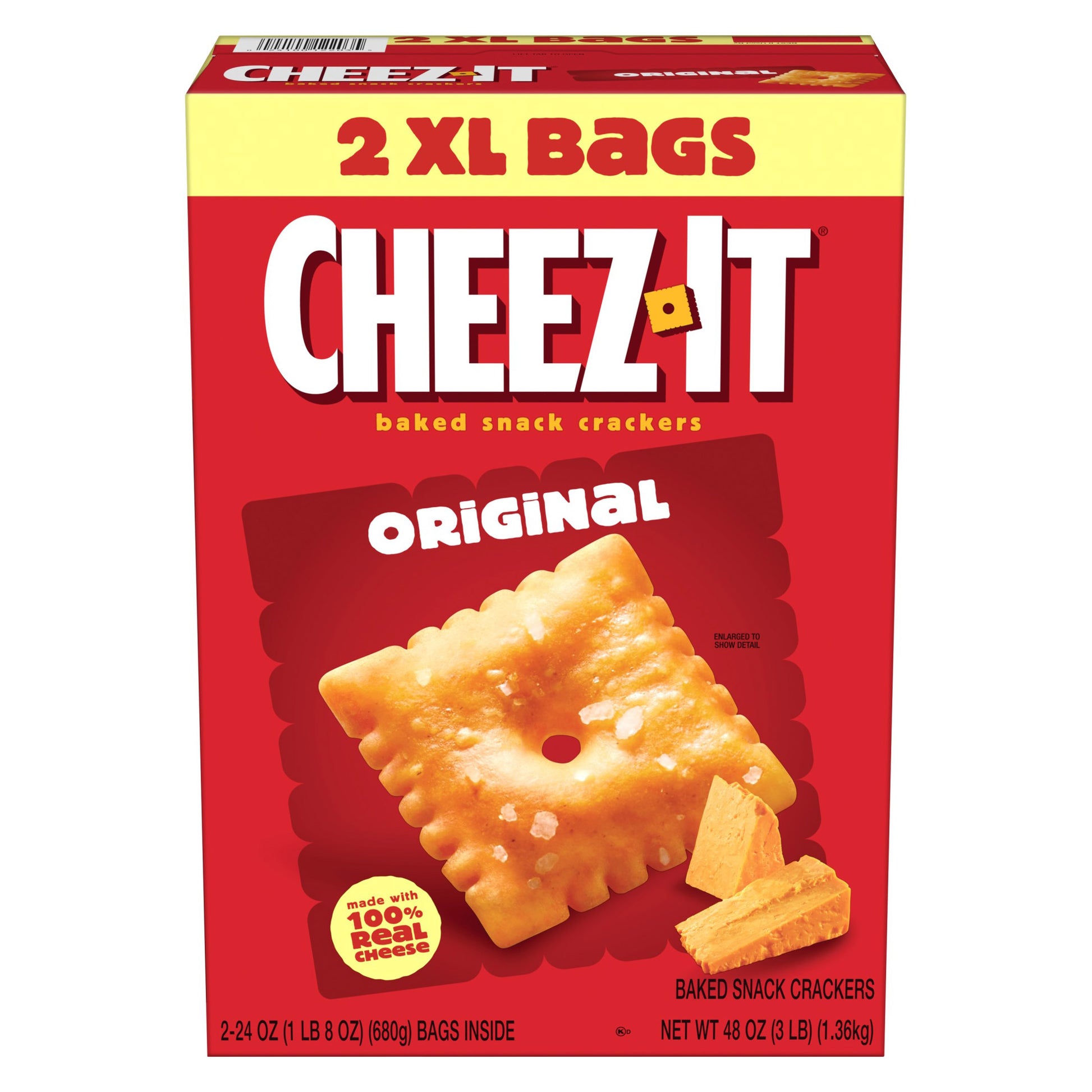 CHEEZ-IT BAKED CRACKERS 48 OZ