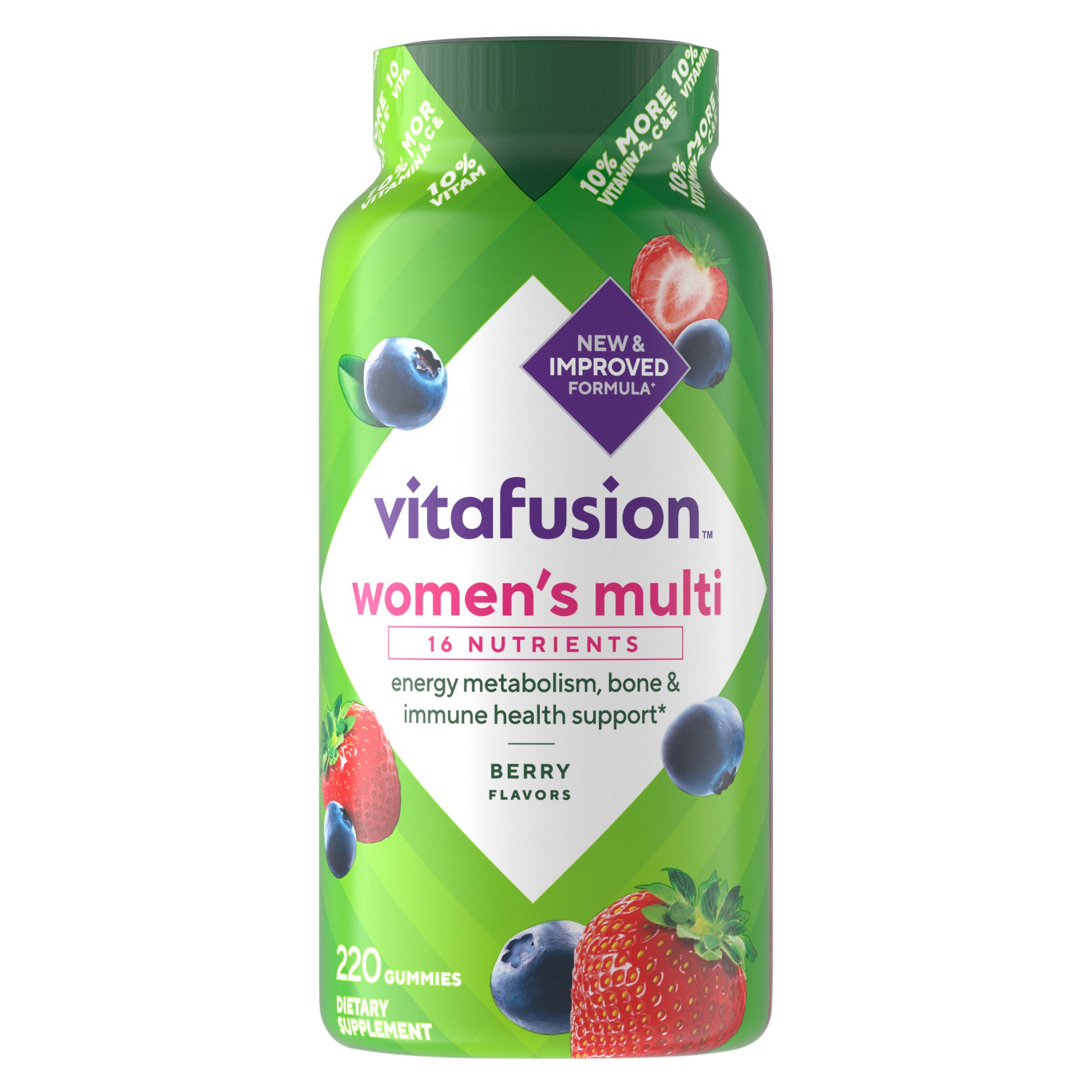 VITAFUSION WOMEN'S MULTIVITAMIN GUMMIES 220 COUNT