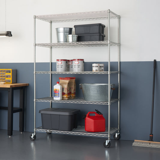 TRINITY NSF 6-TIER SHELF 48"W X 18"D X 72"H