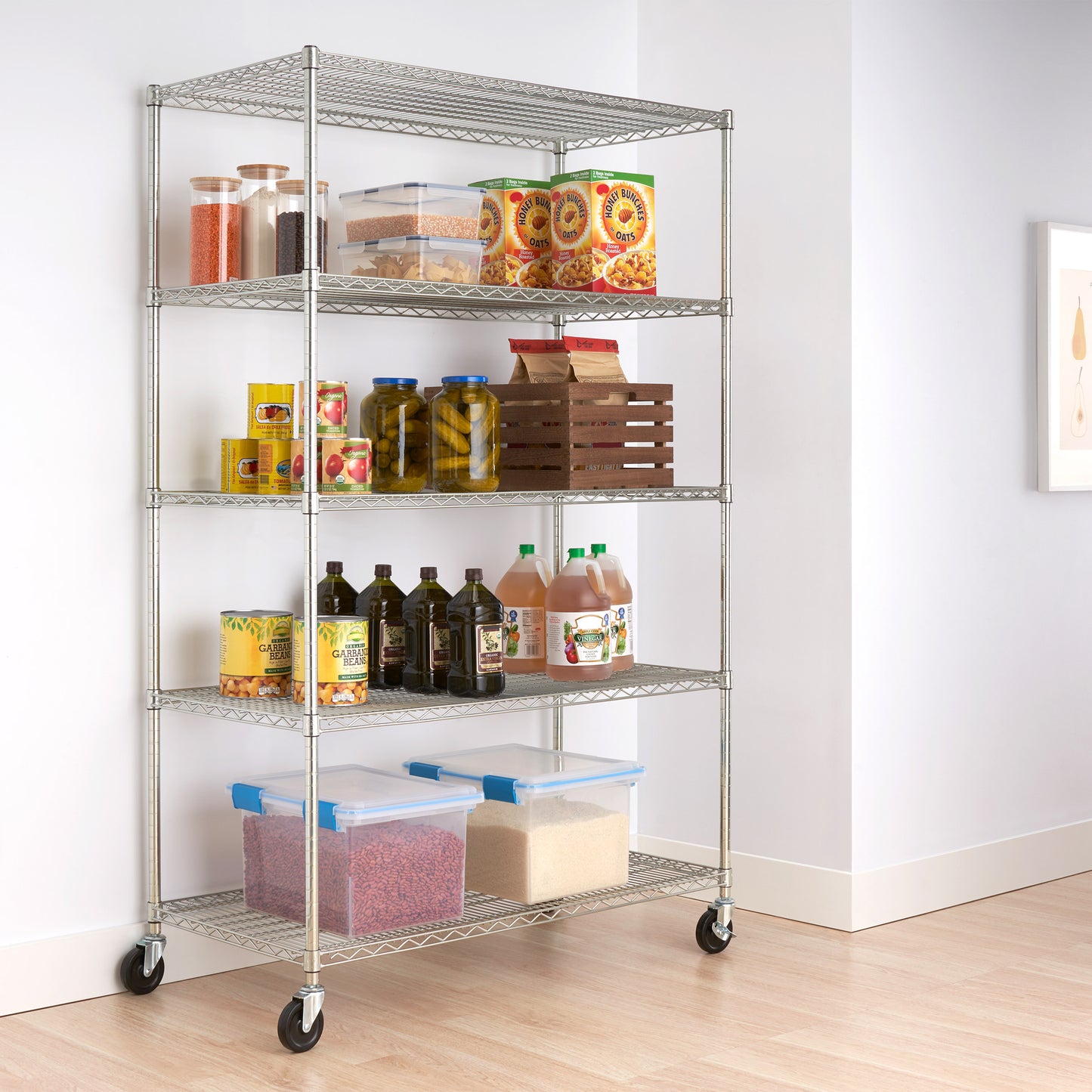 TRINITY NSF 6-TIER SHELF 48"W X 18"D X 72"H