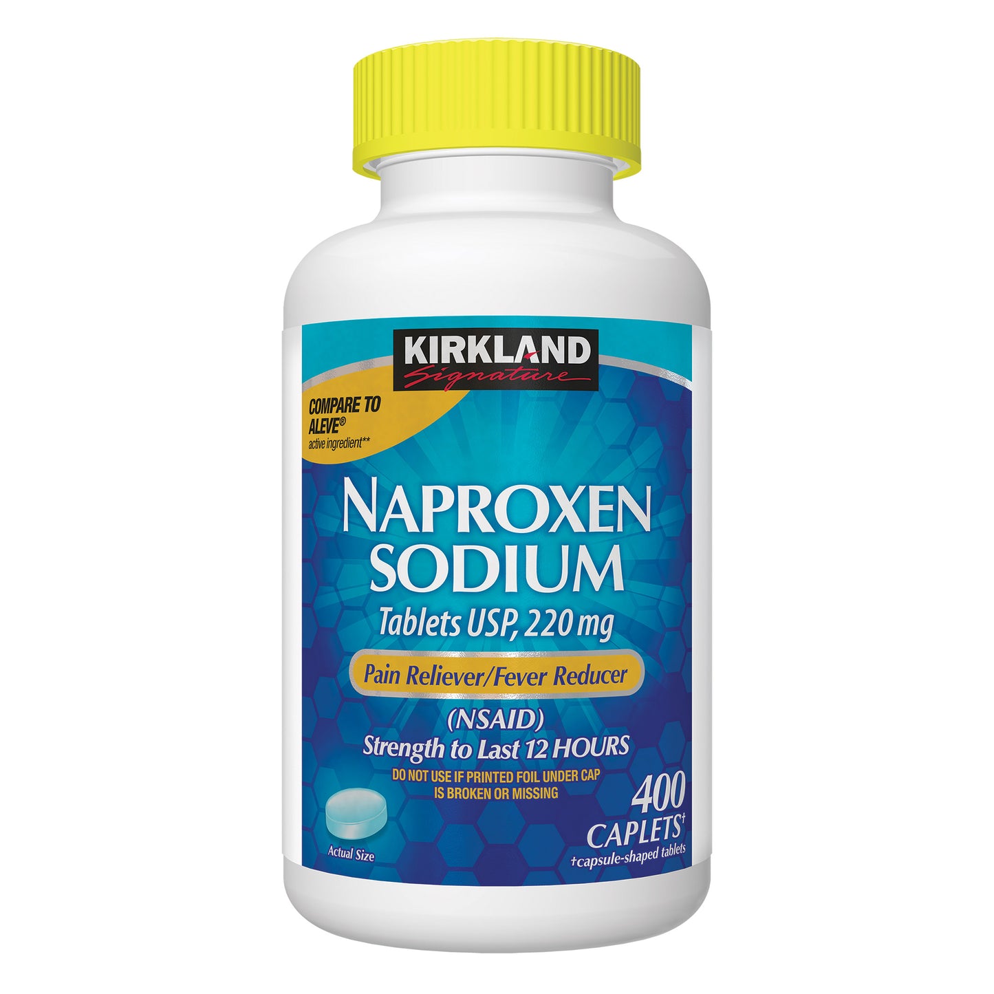 KIRKLAND SIGNATURE NAPROXEN SODIUM 220MG 400 CAPLETS