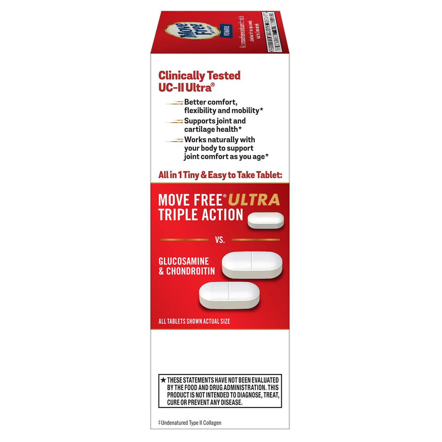SCHIFF MOVE FREE ULTRA TRIPLE ACTION 75 TABLETS