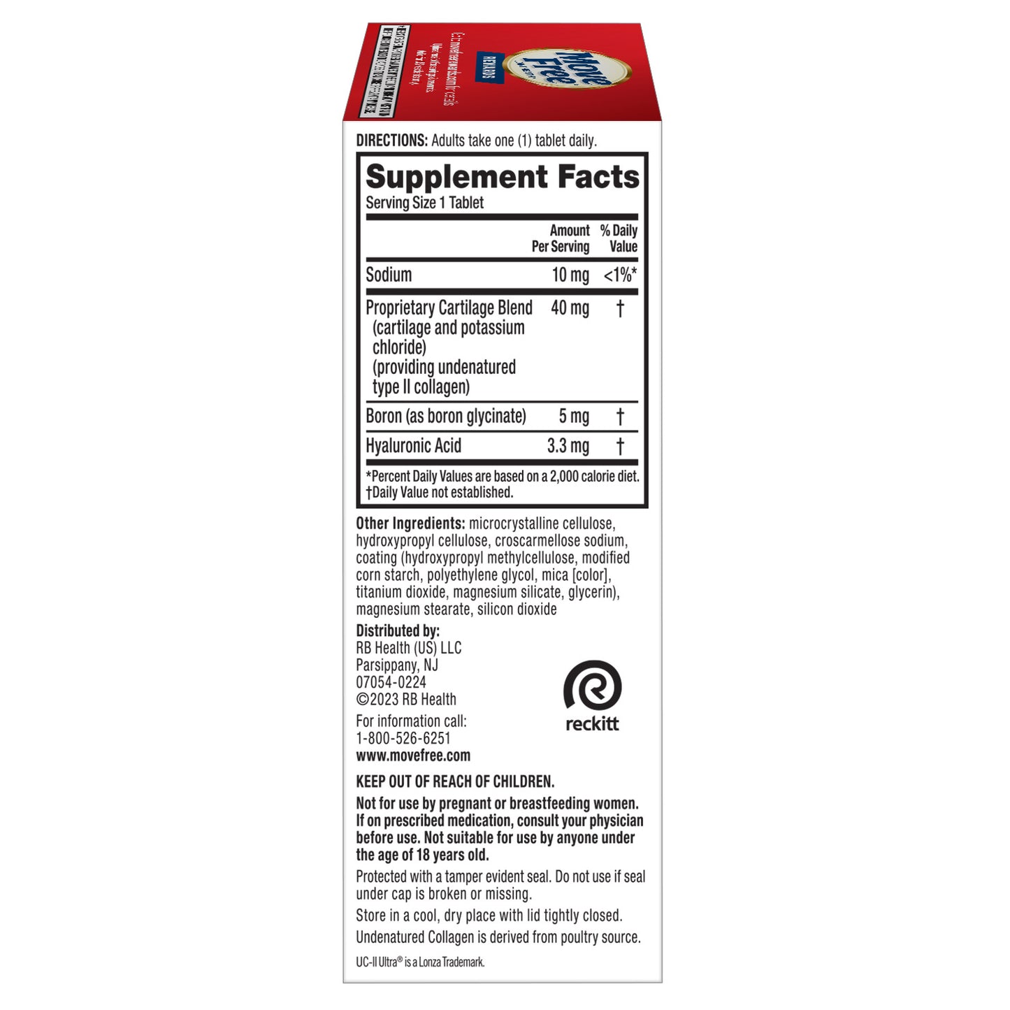 SCHIFF MOVE FREE ULTRA TRIPLE ACTION 75 TABLETS