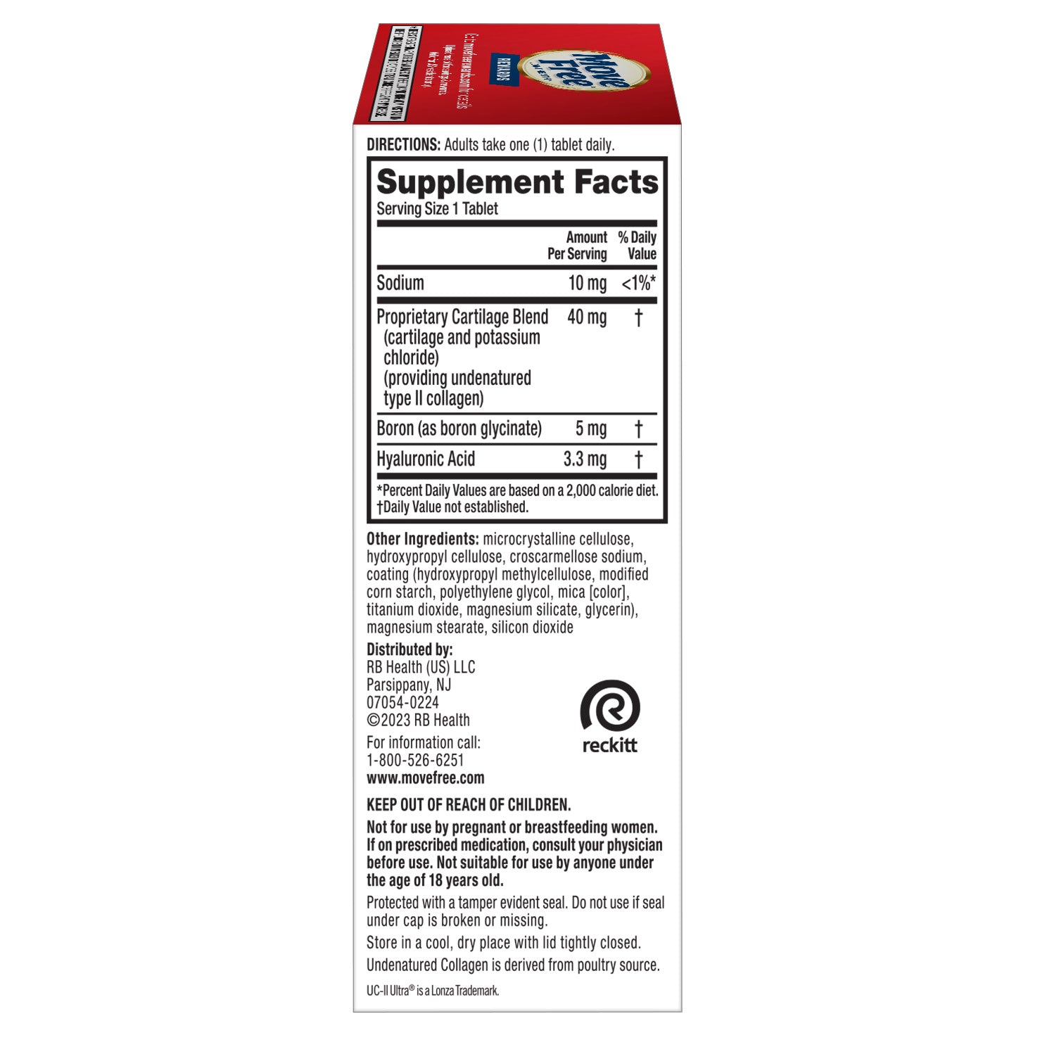 SCHIFF MOVE FREE ULTRA TRIPLE ACTION 75 TABLETS