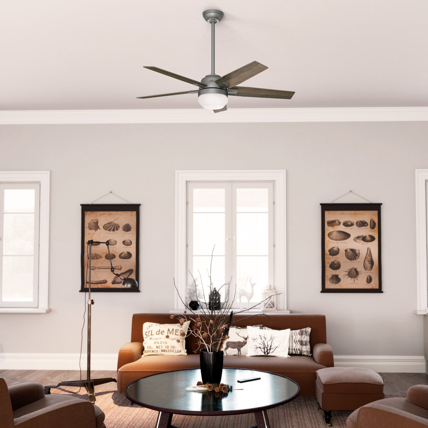 HUNTER AEROSYNC SMART 50" CEILING FAN • 1.2 Nm DC / 5,000 CFM