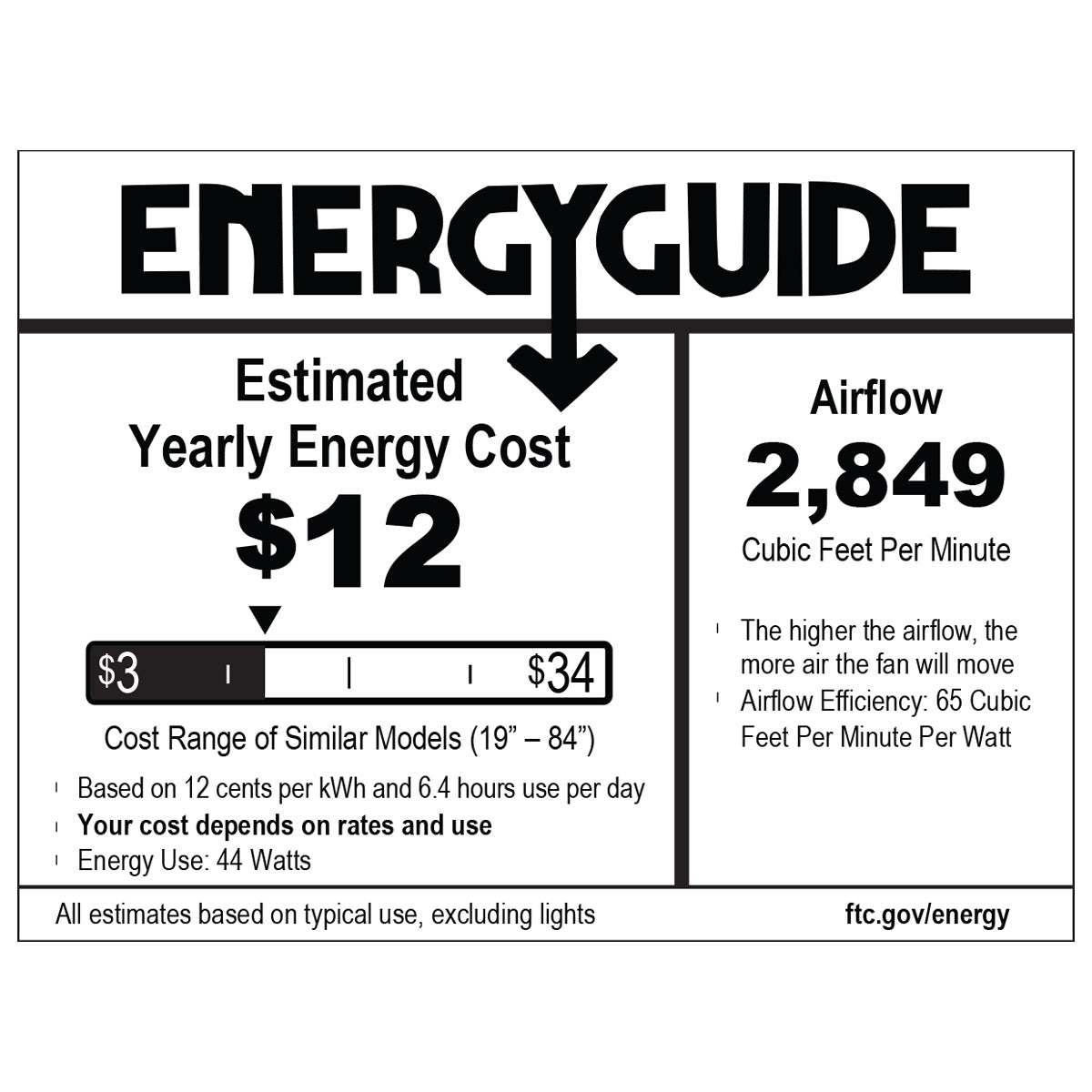 HUNTER AEROSYNC SMART 50" CEILING FAN • 1.2 Nm DC / 5,000 CFM