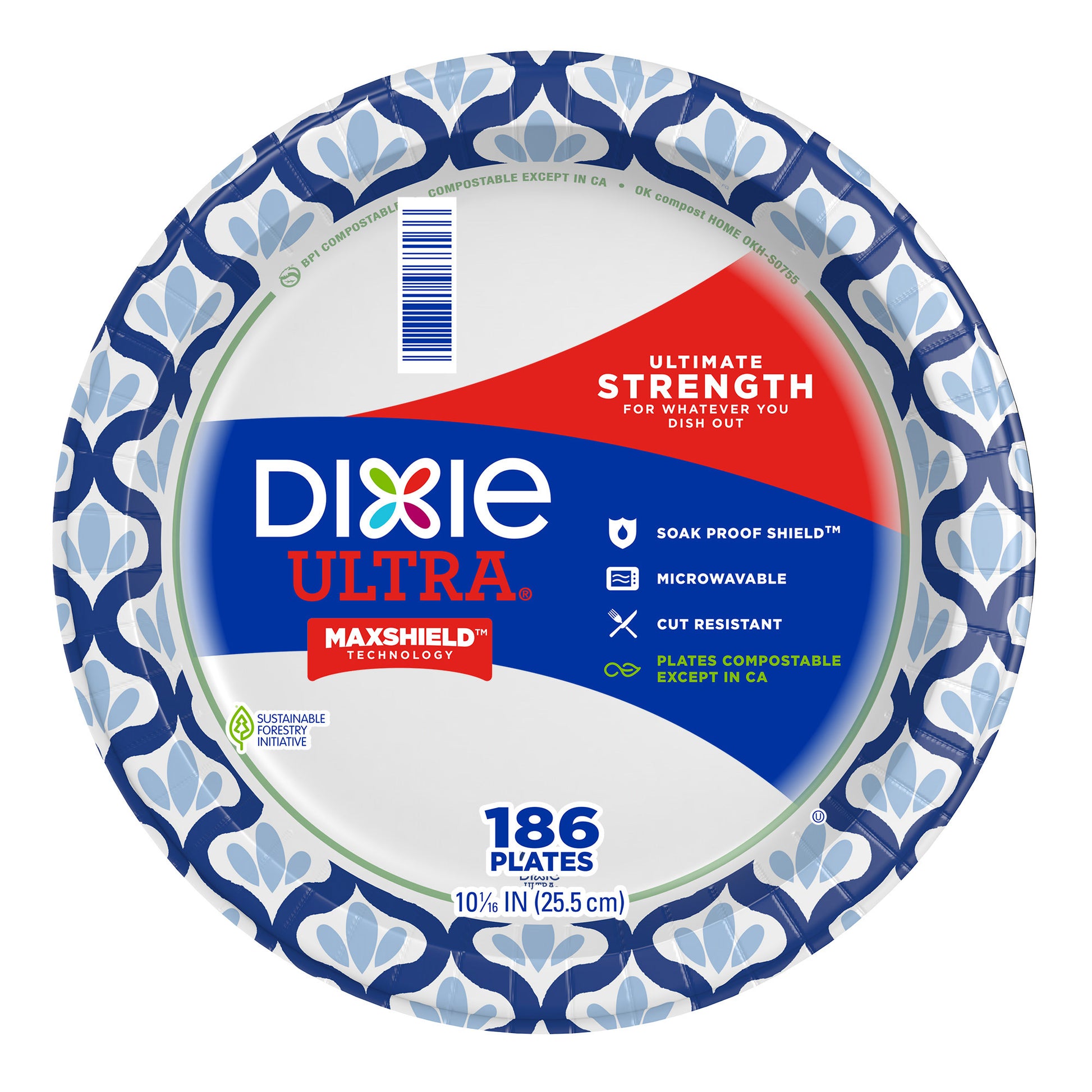 DIXIE ULTRA 10 1/16" PLATE 186 CT
