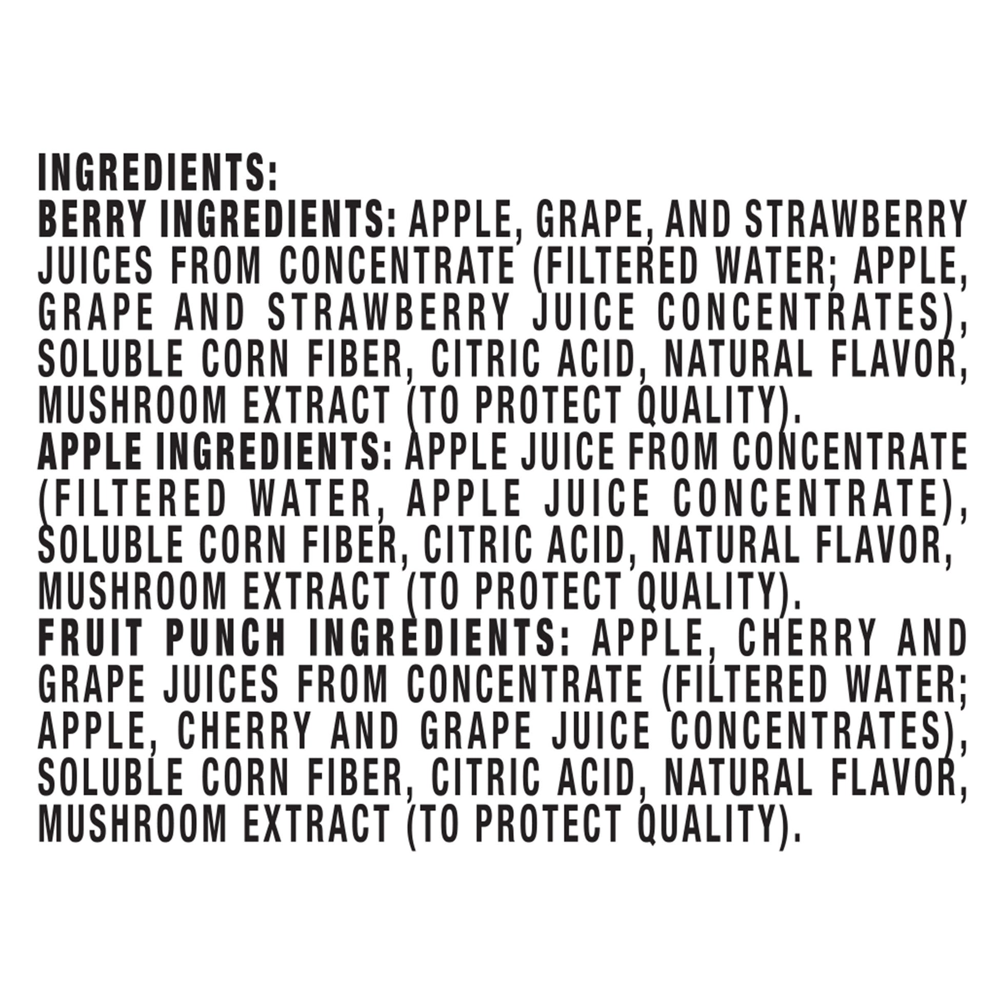 CAPRI SUN 100% JUICE VARIETY 40/6 OZ