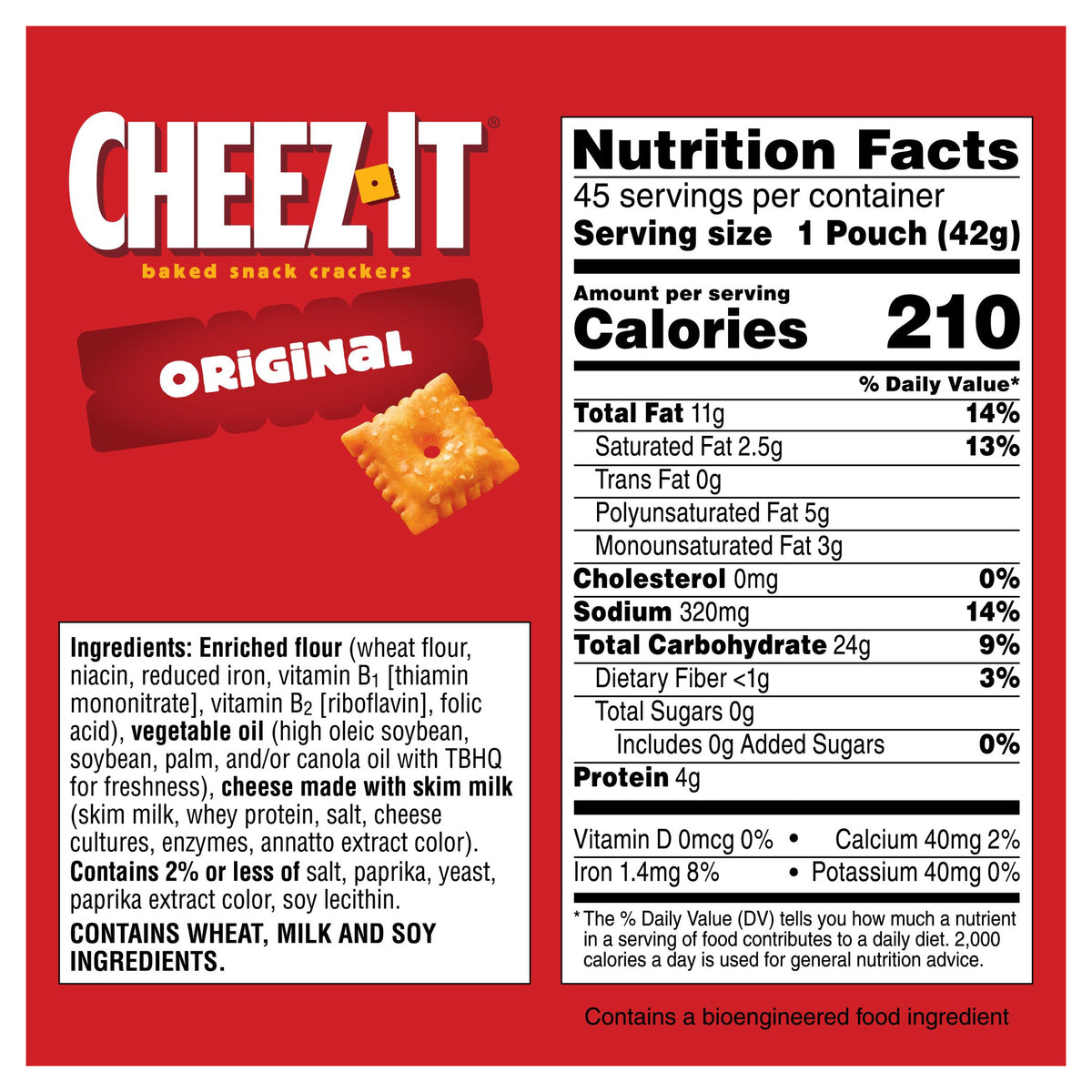 CHEEZ-IT ORIGINAL 45/ 1.5 OZ