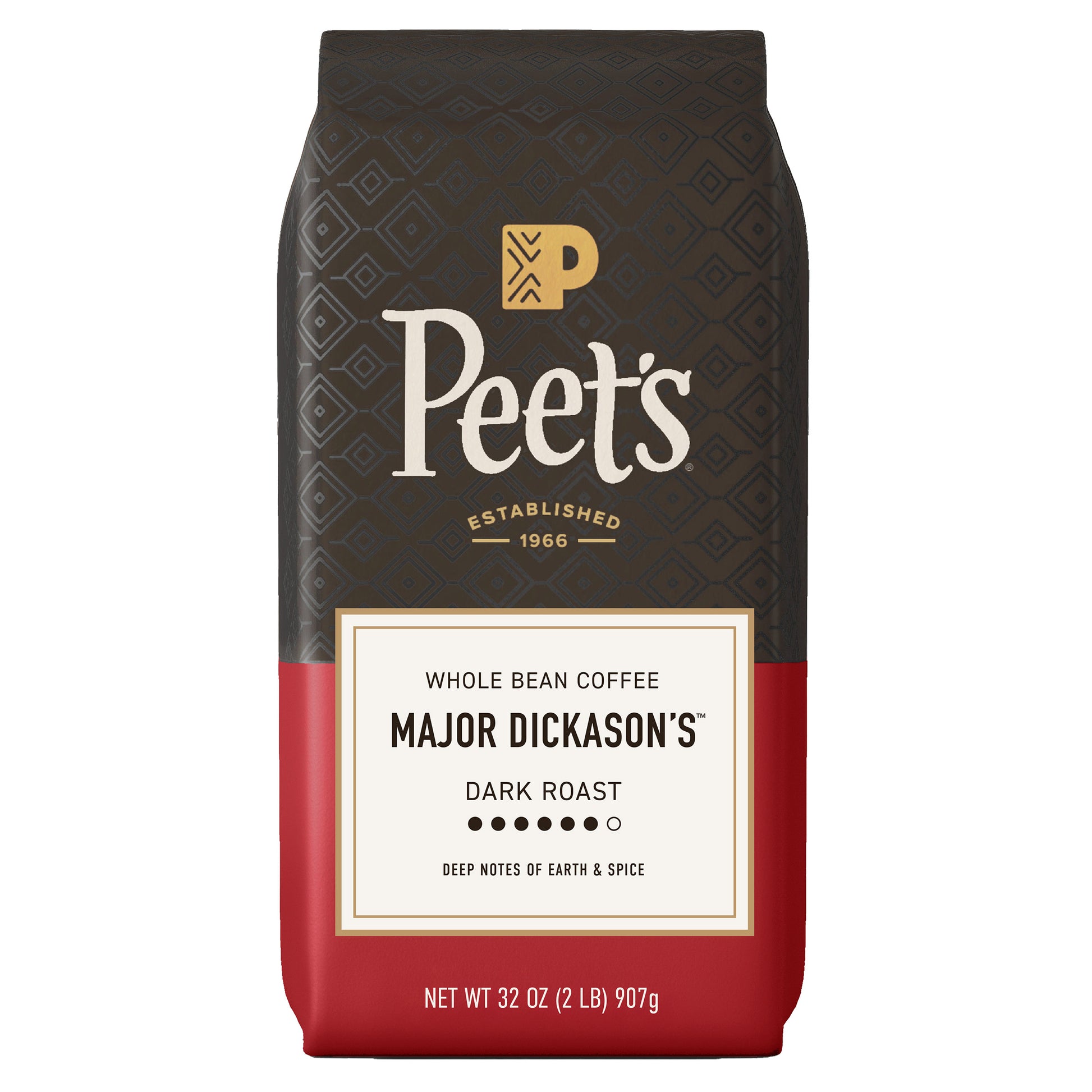 PEET'S COFFEE DECAF MAJOR DICKASON WHOLE BEAN 2 LB