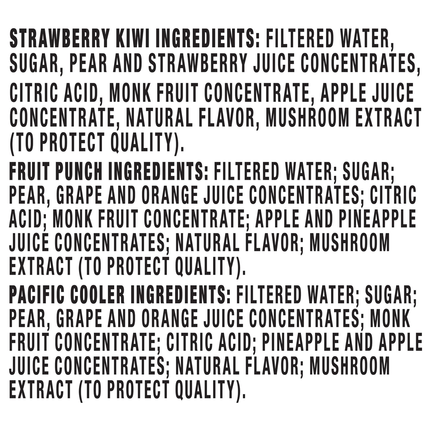 CAPRI SUN JUICE DRINK VARIETY 40/6 OZ