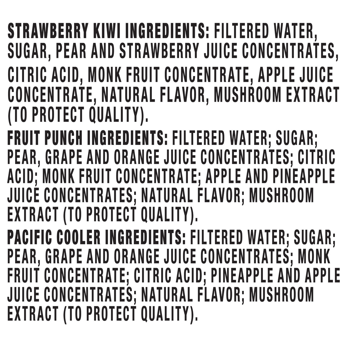 CAPRI SUN JUICE DRINK VARIETY 40/6 OZ