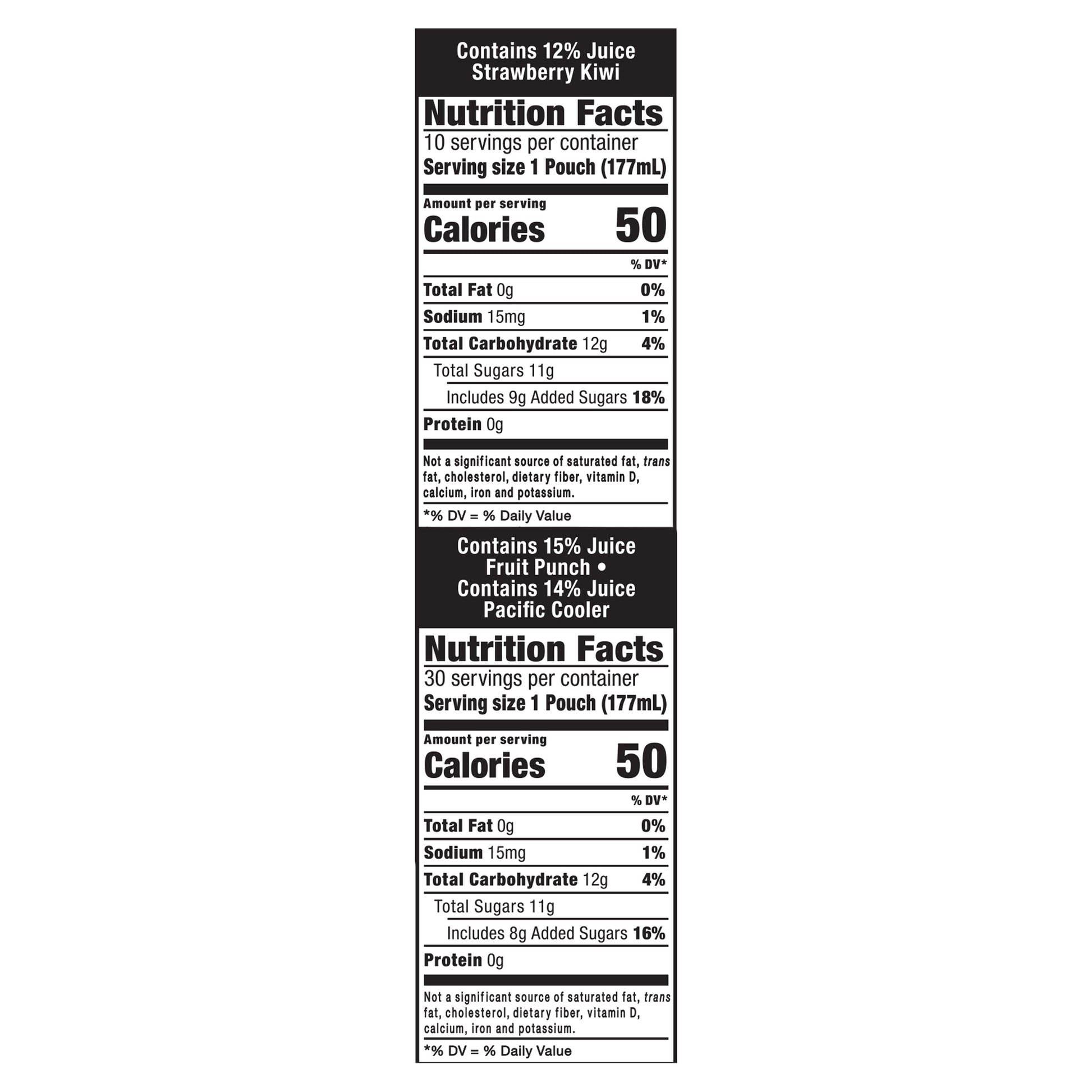CAPRI SUN JUICE DRINK VARIETY 40/6 OZ