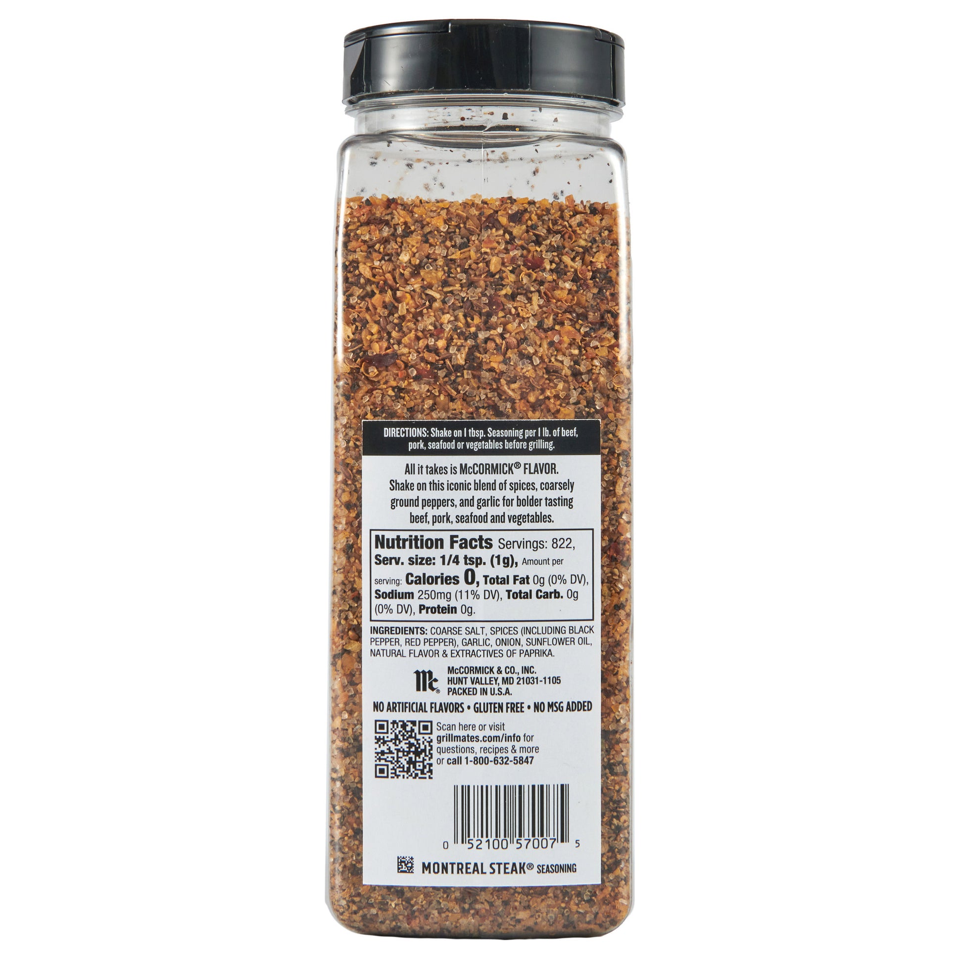 MCCORMICK MONTREAL STEAK SEASONING 29 OZ