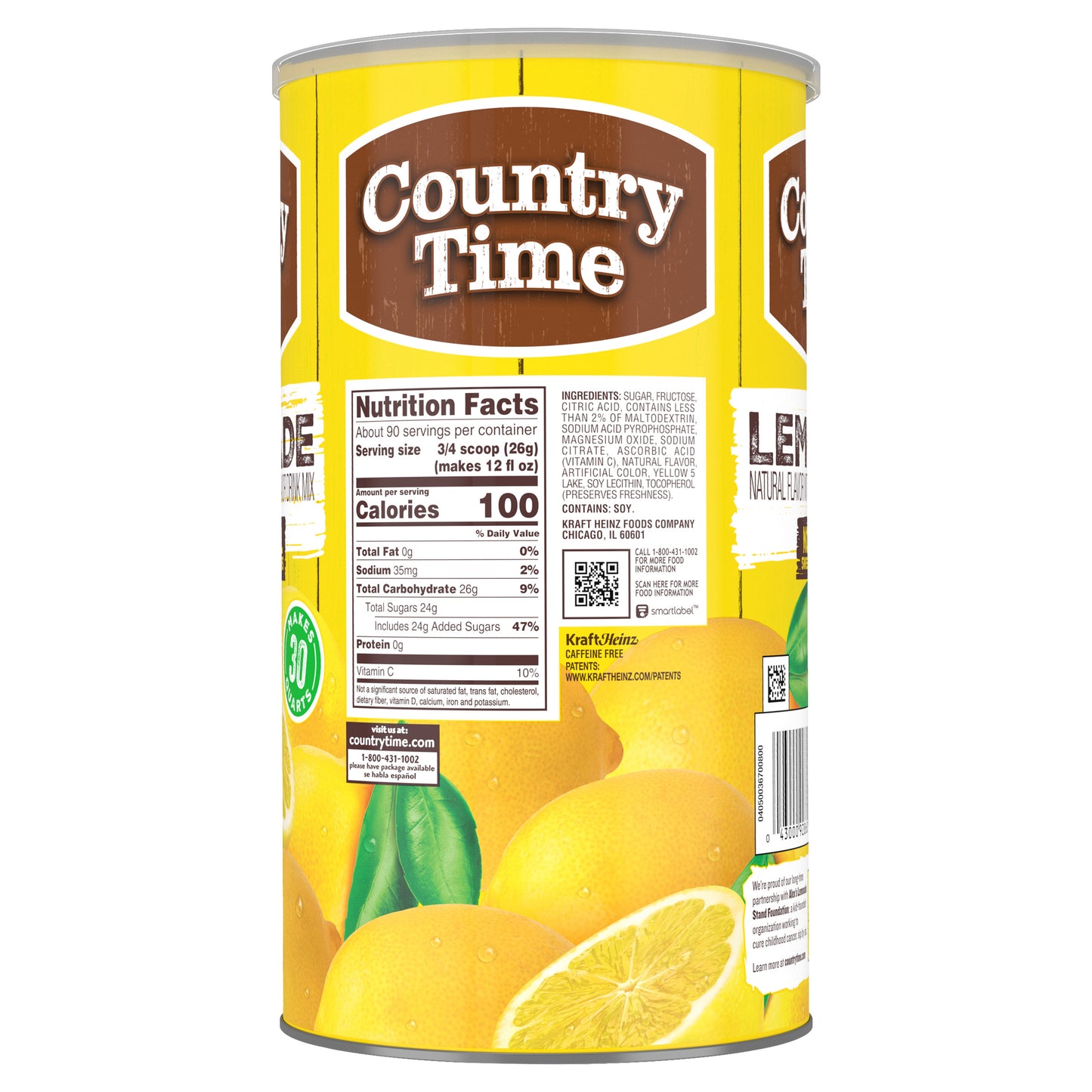 COUNTRY TIME LEMONADE DRINK MIX 82.5 OZ