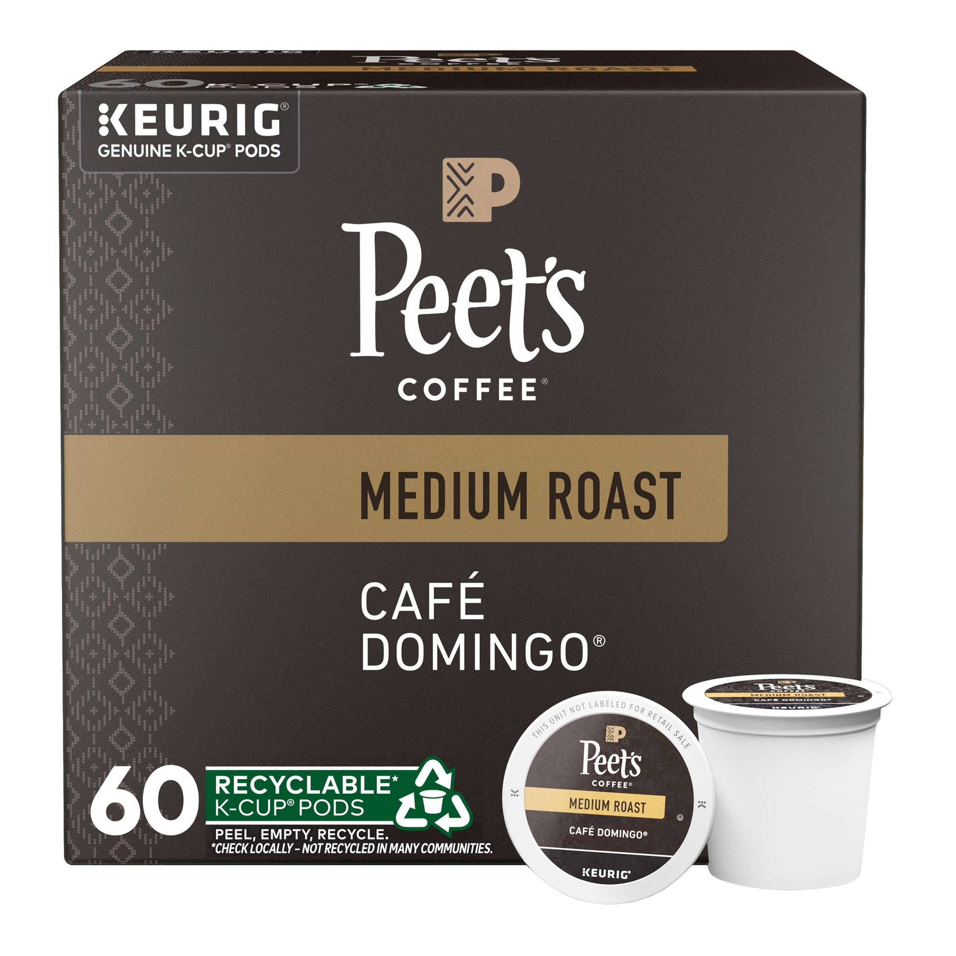 DARK ROAST PEET'S MAJOR DICKASONS 75 CT K-CUP PODS