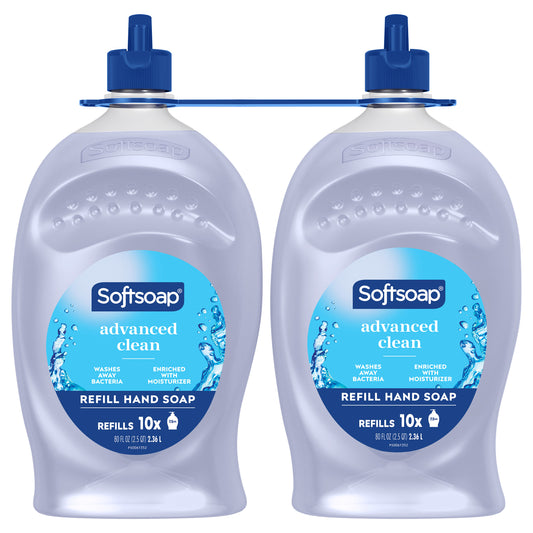 SOFTSOAP ADVANCED CLEAN HAND SOAP 2/80 FL OZ