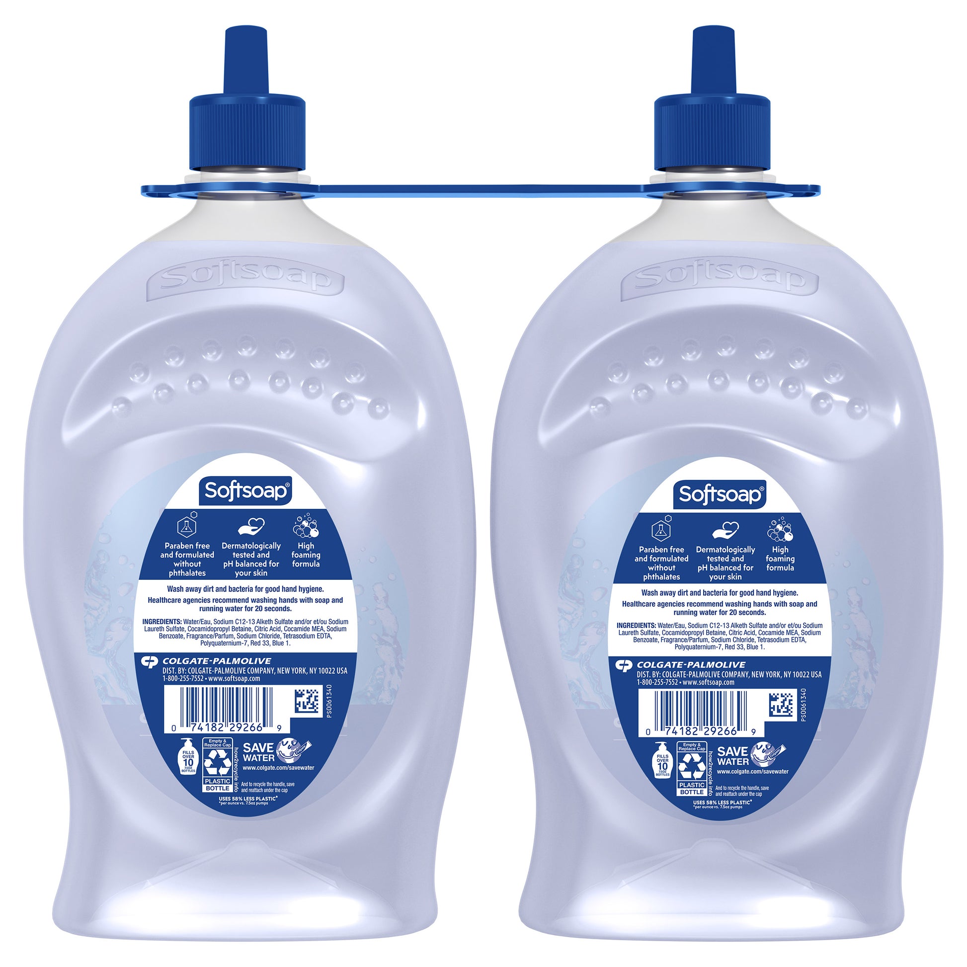 SOFTSOAP ADVANCED CLEAN HAND SOAP 2/80 FL OZ