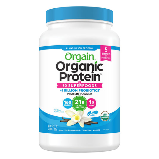 ORGAIN PROTEIN & SUPERFOODS VANILLA, 2.7LBS
