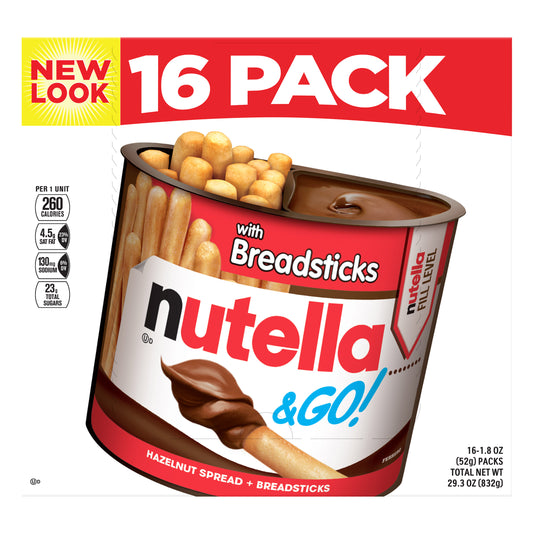 Nutella & Go! Hazelnut Spread with Breadsticks 16/1.8 oz