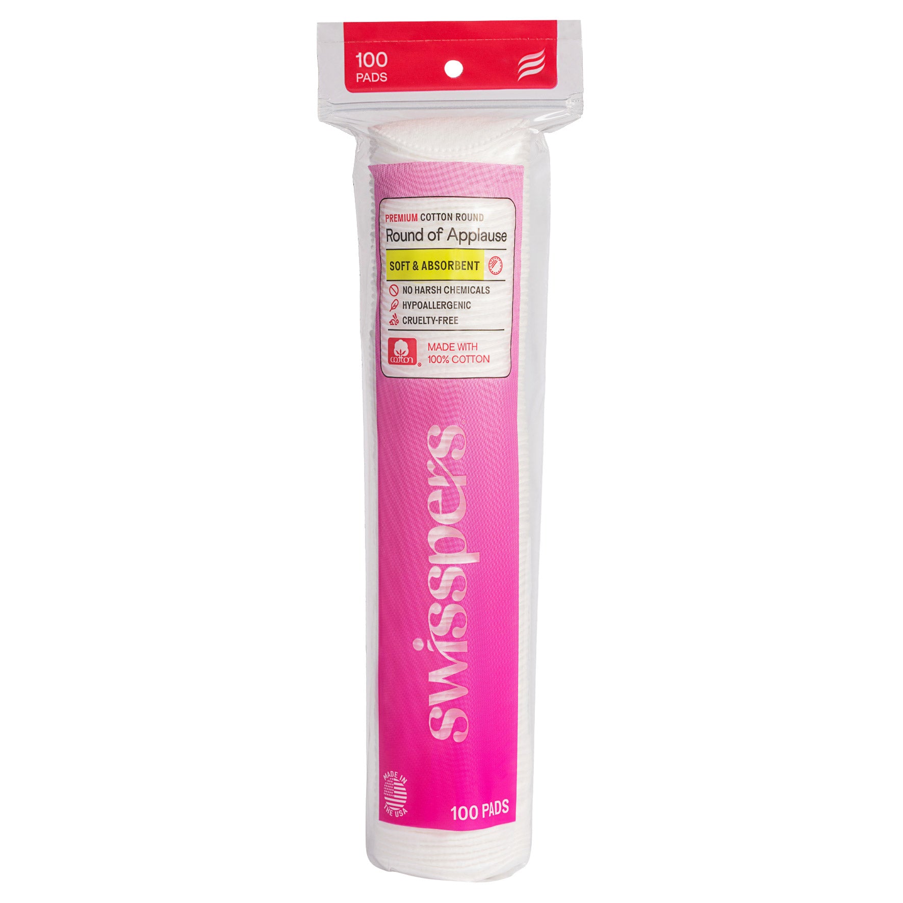 SWISSPERS HYPOALLERGENIC COTTON ROUNDS 900 CT