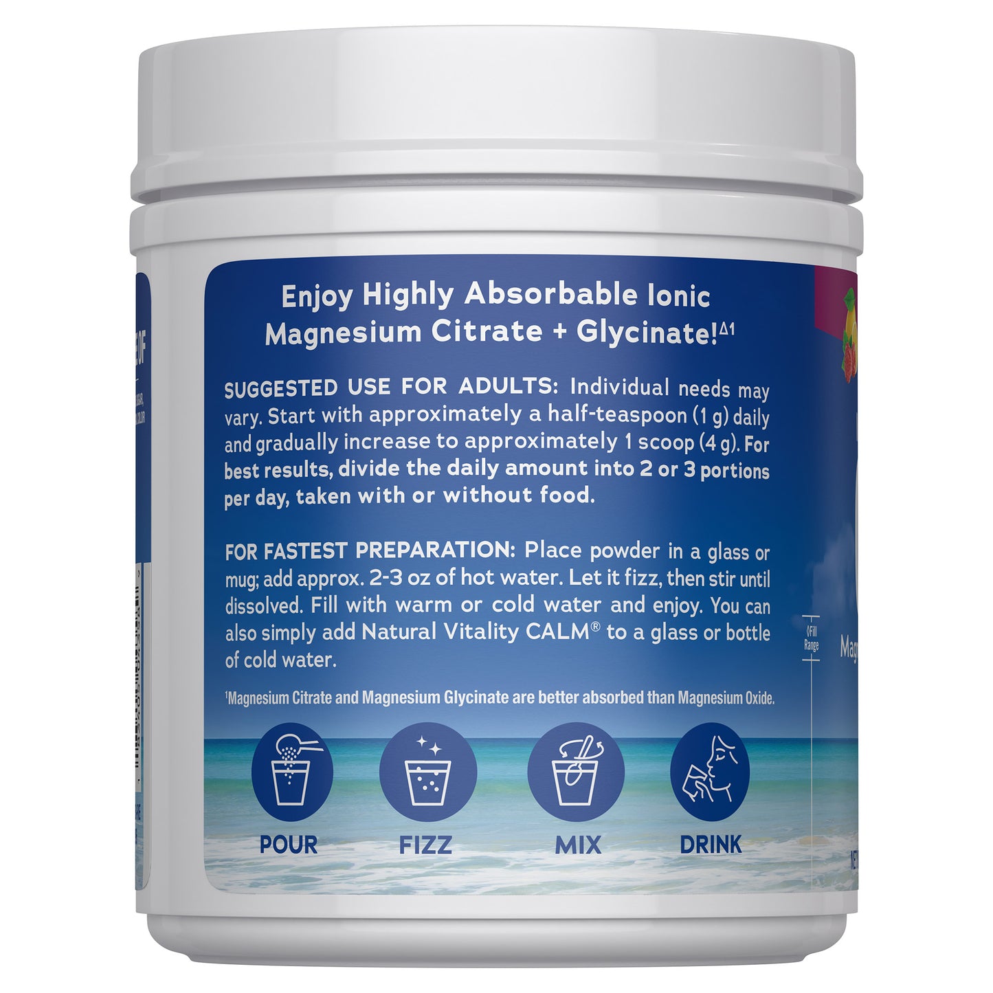 NATURAL VITALITY CALM MAGNESIUM 20 OZ