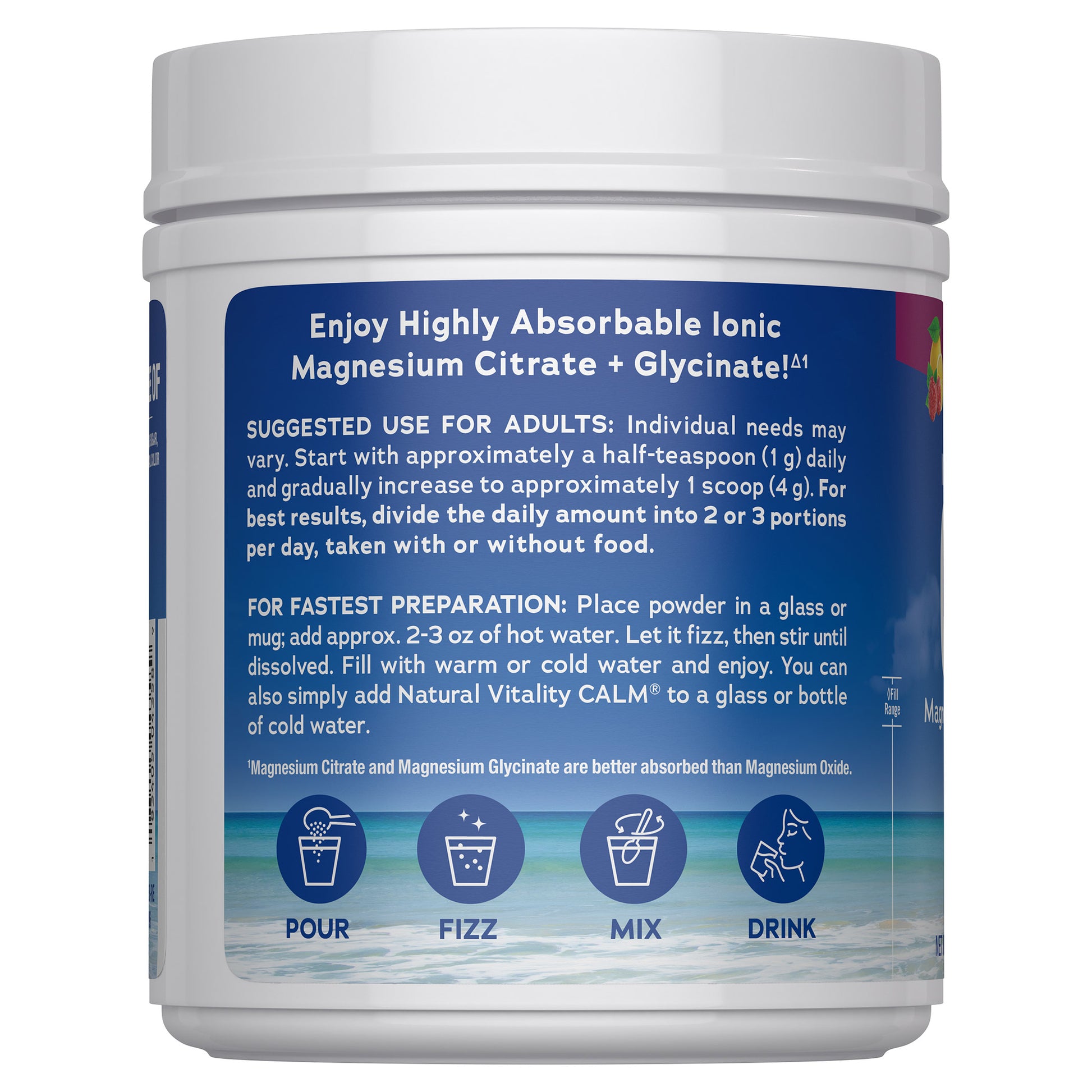 NATURAL VITALITY CALM MAGNESIUM 20 OZ