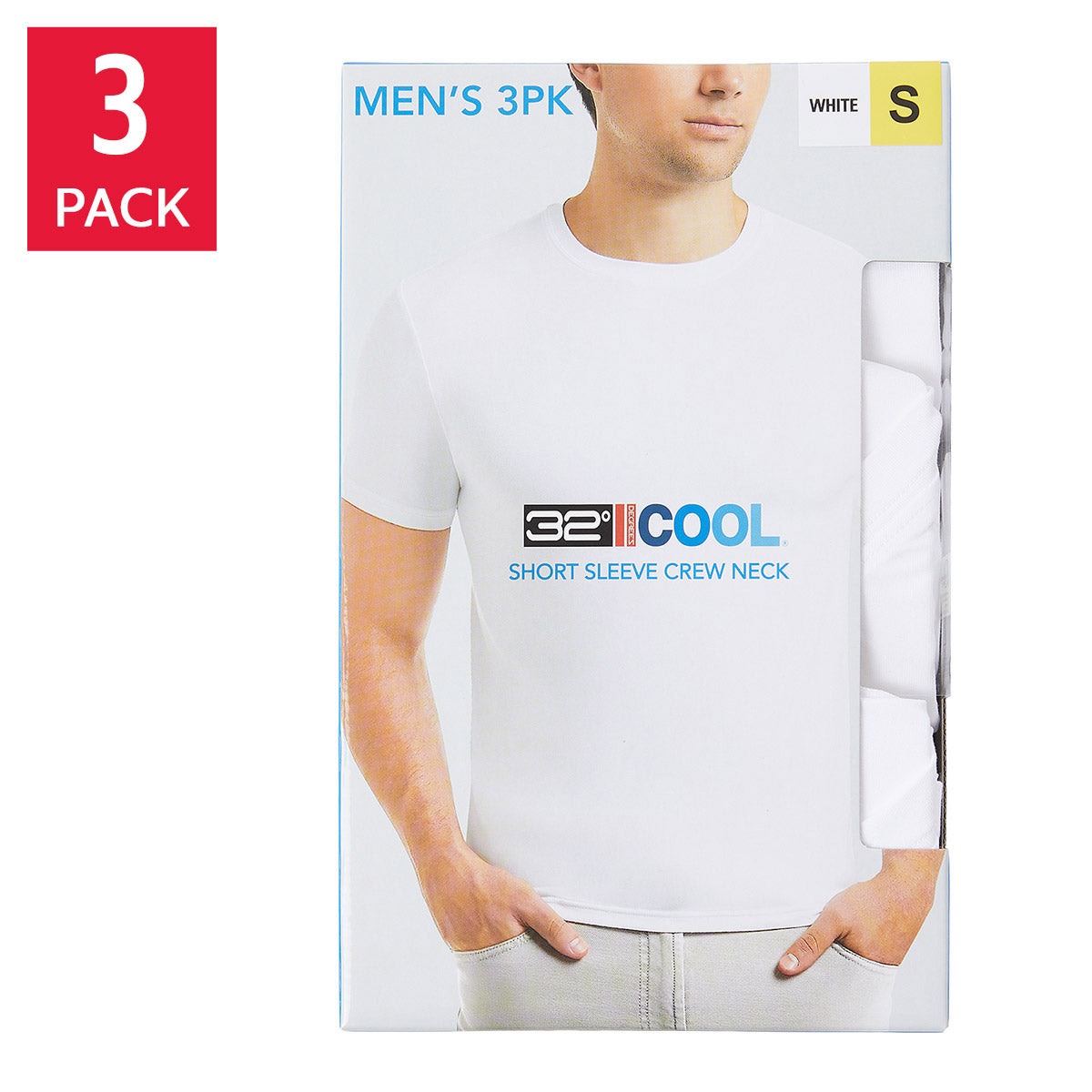 32 DEGREES MEN'S COOL TEE • 1364262 (M) 1364204 (L) • 1364285(XL) 136428 (XXL)