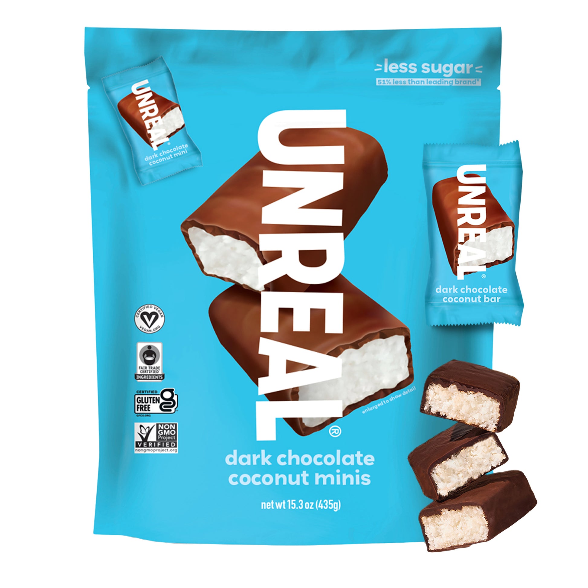 UNREAL DARK CHOCOLATE COCONUT MINIS 15.34 OZ